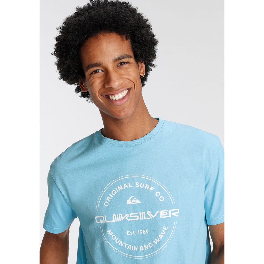 Quiksilver T-Shirt »Herren Doppelpack mit Logodruck«, (Packung, 2 tlg.)