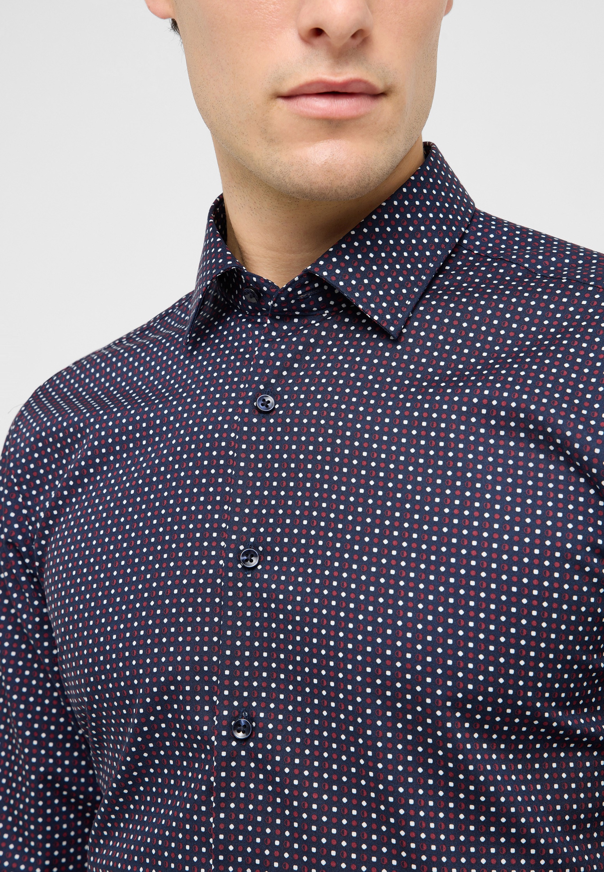 Thumbnail - Eterna Langarmhemd "SLIM FIT" NON IRON (bügelfrei)