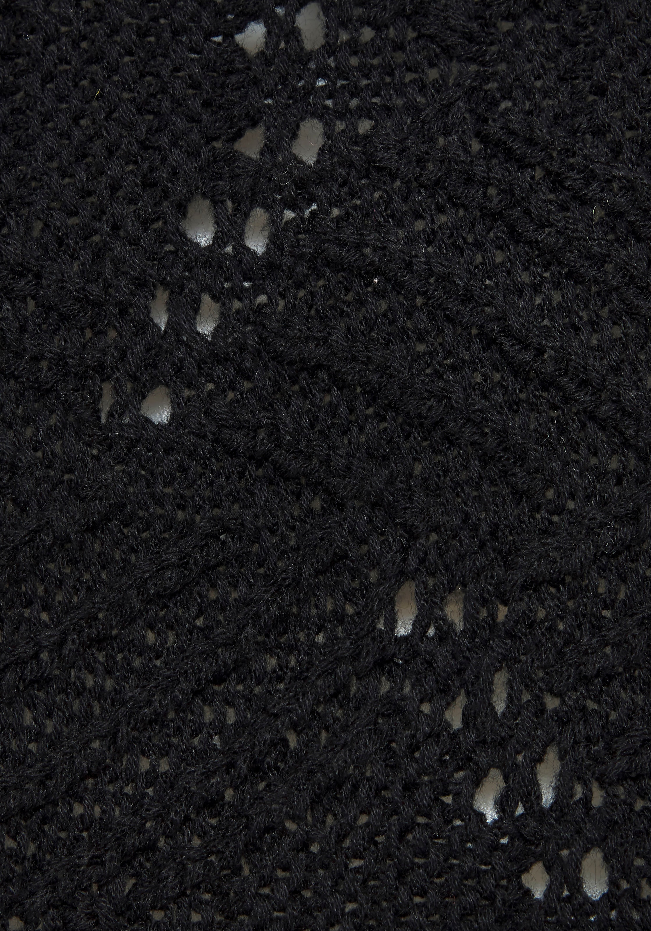 LASCANA Fledermauspullover, mit aufwendigem Strickmuster