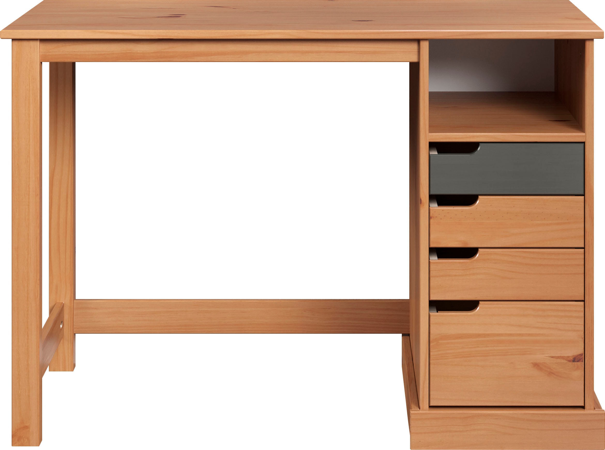 Schreibtisch »Mestre«, praktisch und aus massivem Kiefernholz