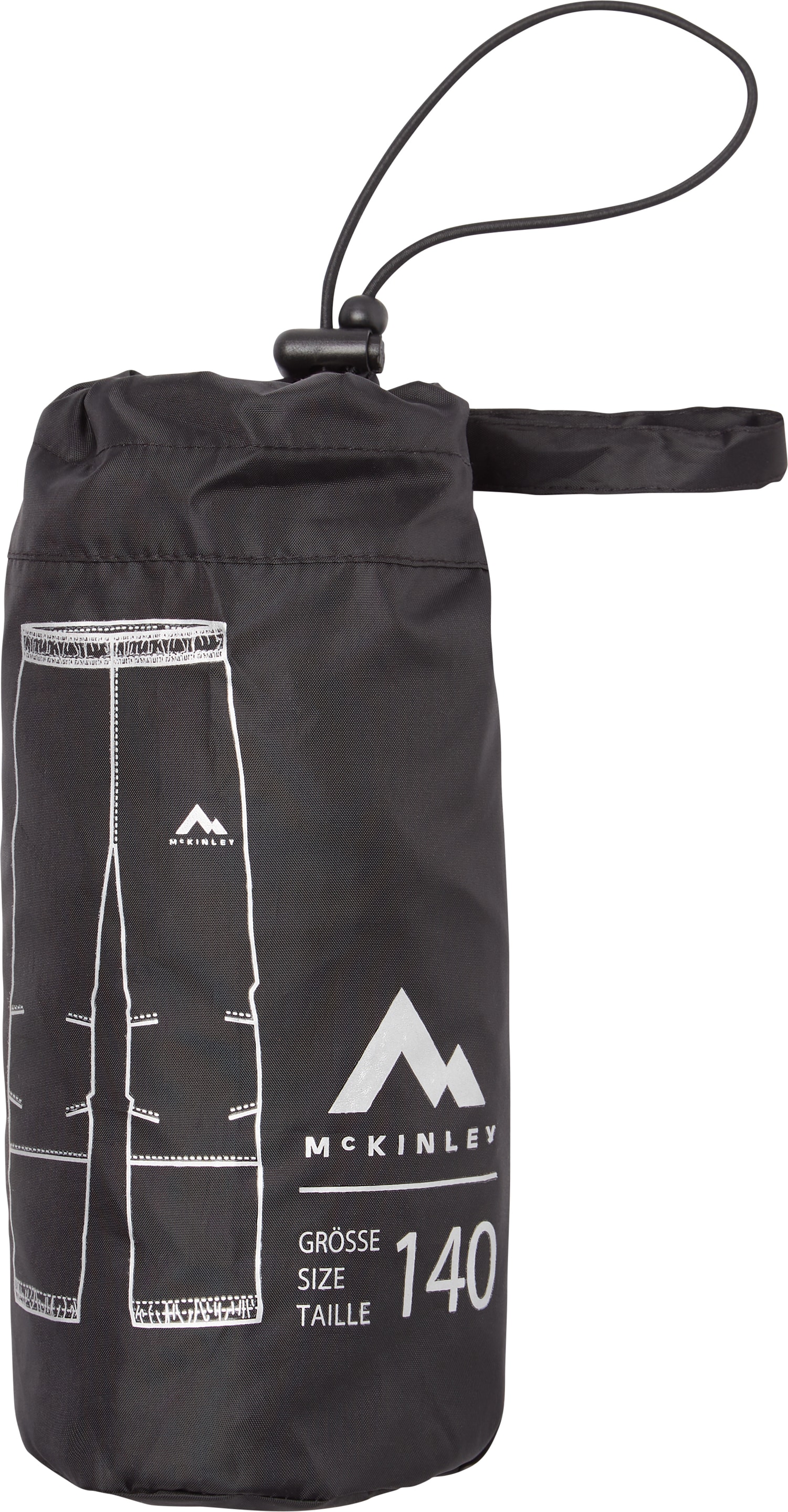 McKINLEY Regenhose »KI.-REGENHOSE LONGVILLE III JRS«  wasserabweisend, winddicht, verschweißte Nähte, atmungsaktiv