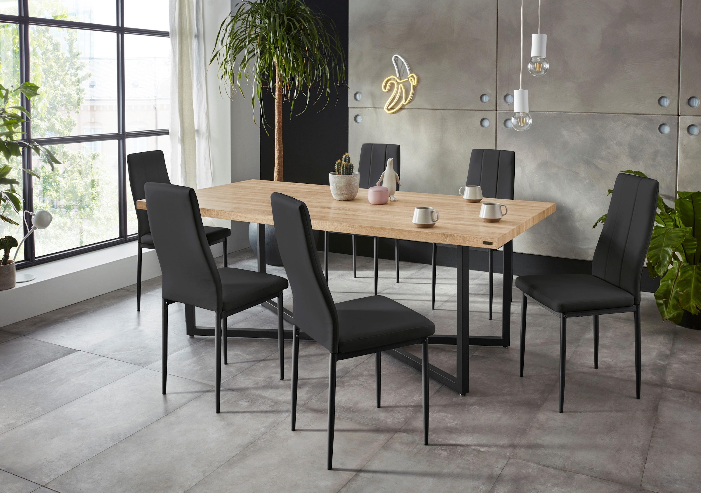 INOSIGN Esszimmerstuhl »Remus«, (Set), 2 St., Kunstleder, im 1er,2er und 4er Set erhältlich, unterschiedliche Bezugsqualitäten