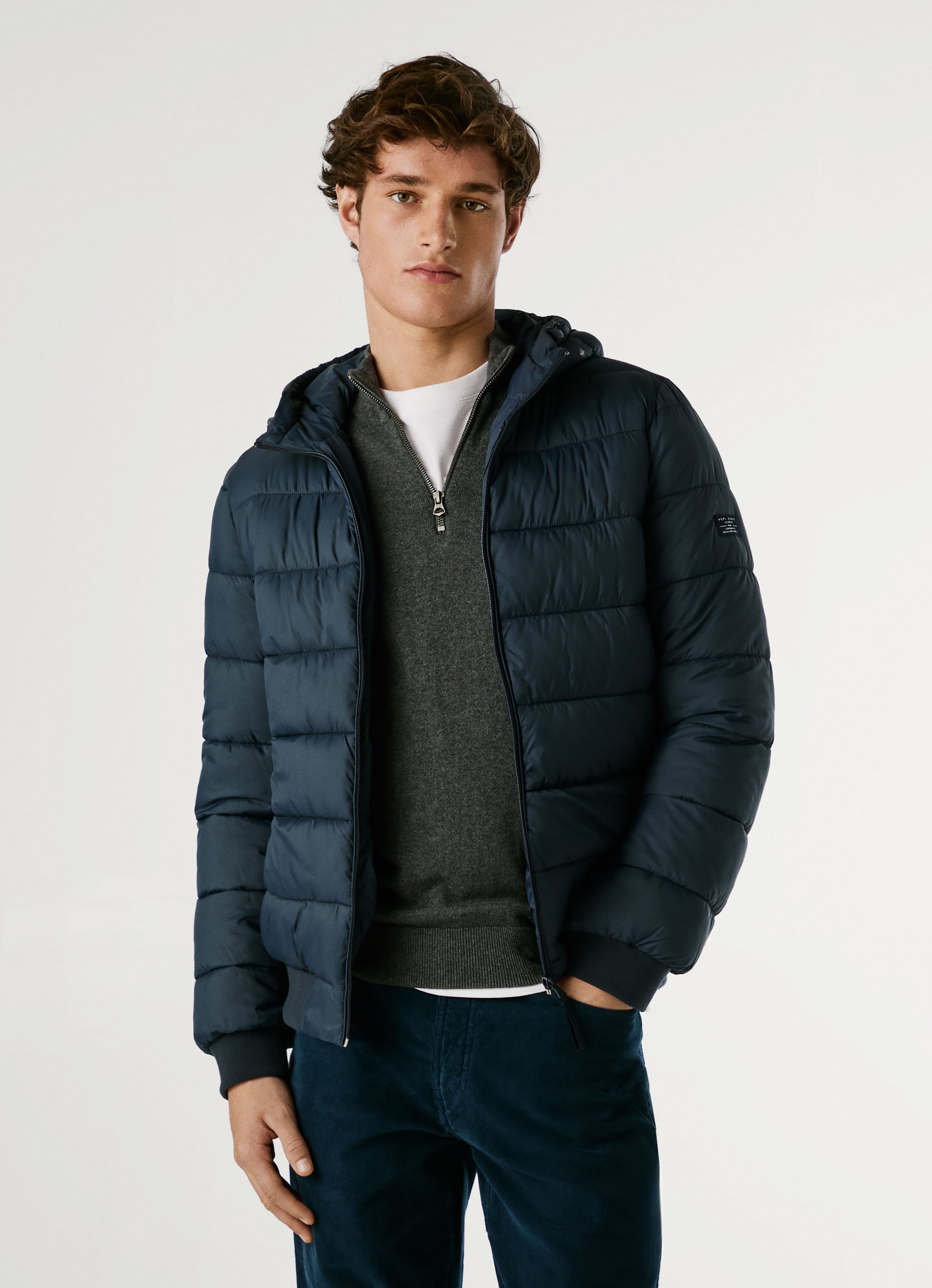 Pepe Jeans Steppjacke "PUFFER HOOD" mit Kapuze Regular Fit mit Kapuze günstig online kaufen