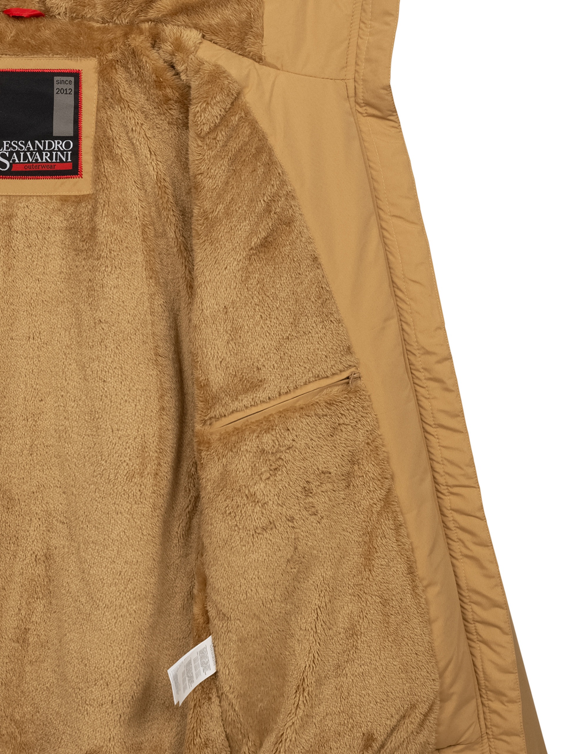 Alessandro Salvarini Winterjacke »ASWeighty«, mit weichem Teddyfell innen