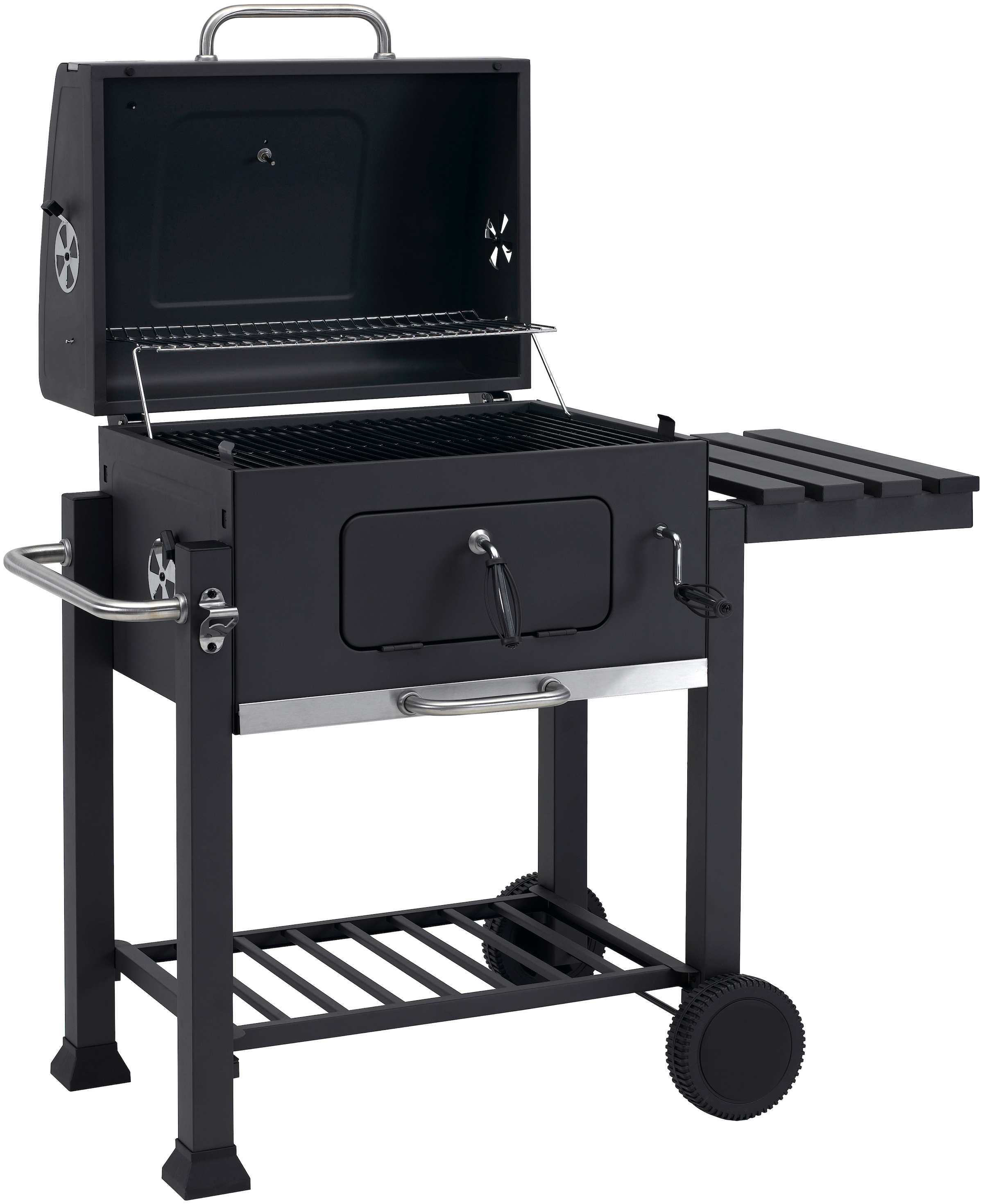 Tepro Holzkohlegrill »Grillwagen Toronto Click«, BxTxH: 115x67x107 cm