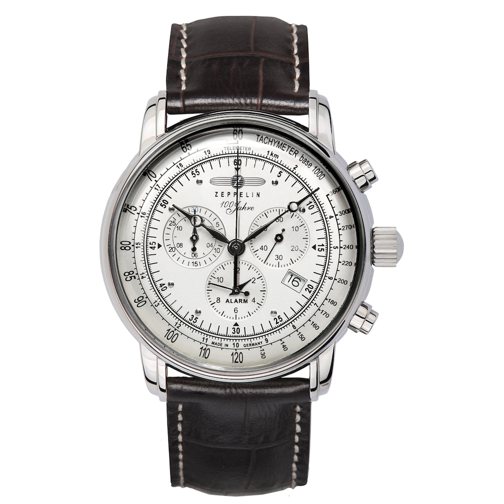 ZEPPELIN Chronograph »100 Jahre Zeppelin, 7680-1«, Made in Germany