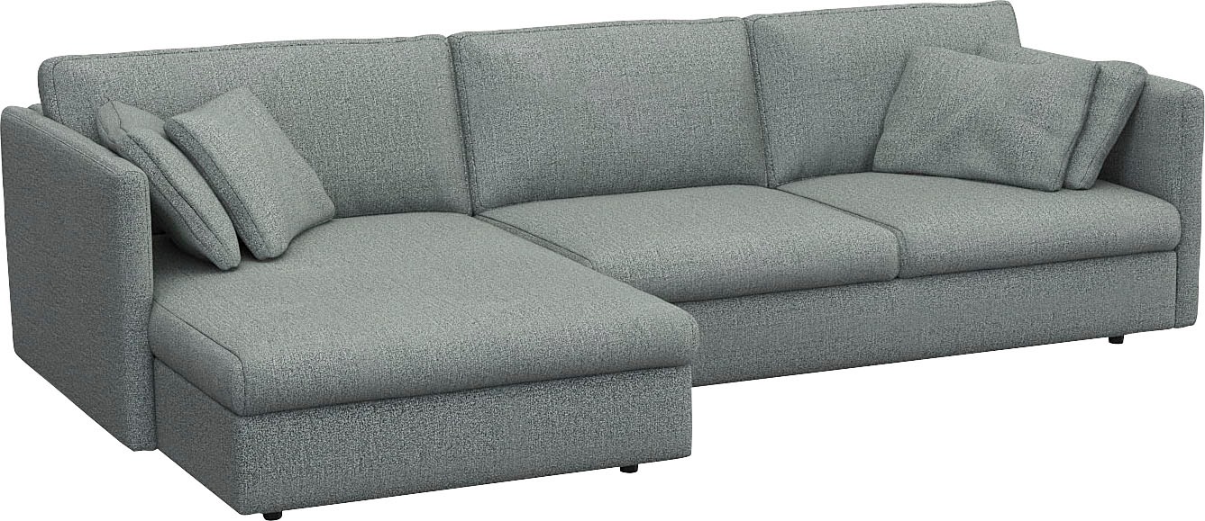 FLEXLUX Ecksofa "Lovane" Weich & anschmiegsam, große Sitztiefe auf Kaltscha günstig online kaufen