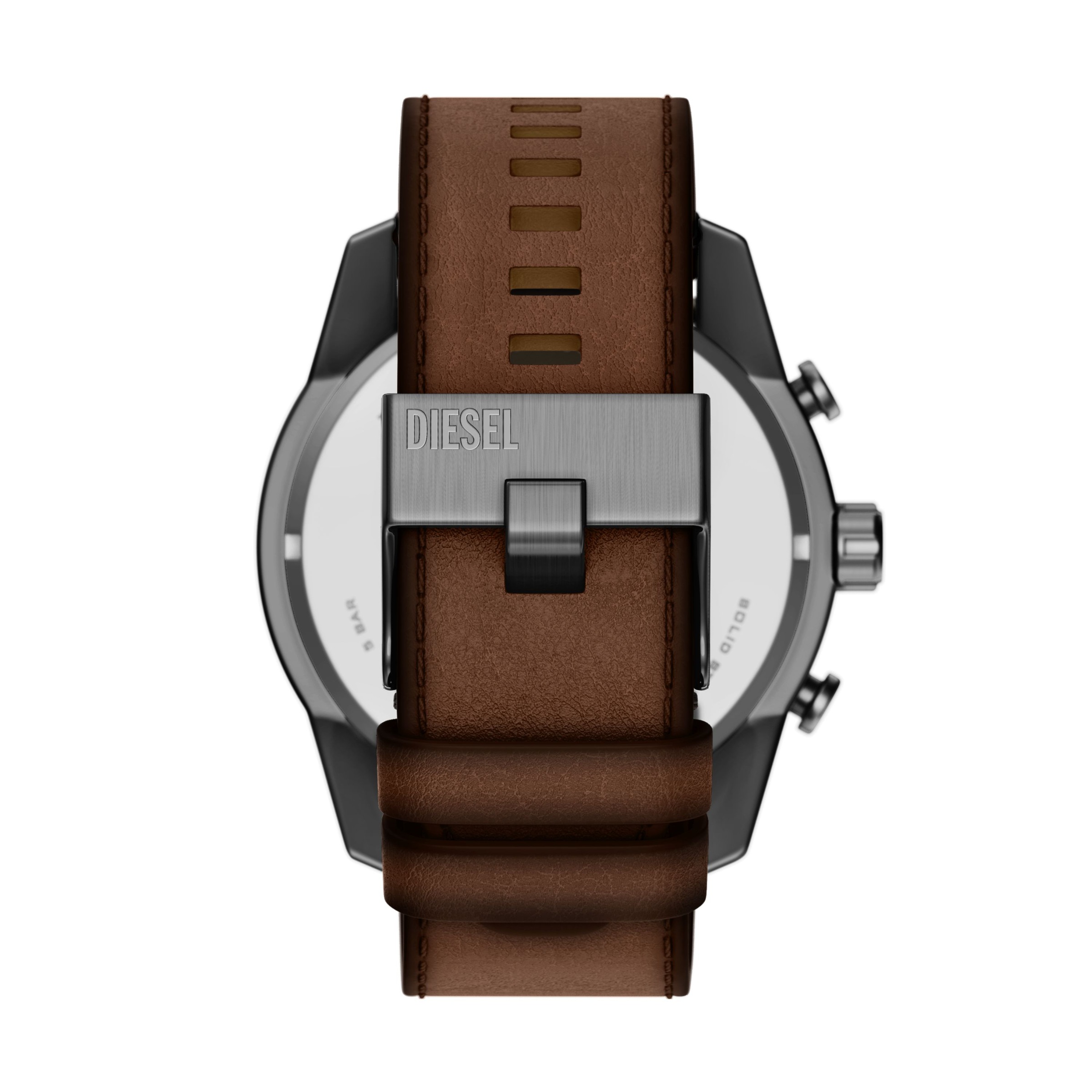 Diesel Chronograph »Split« Quarzuhr, Armbanduhr, Lederarmband, analog, Stoppfunktion