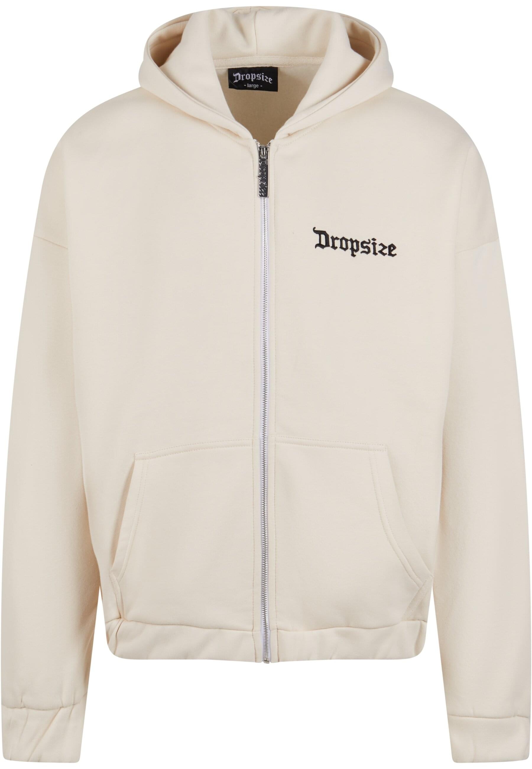 Dropsize Sweatjacke "Dropsize Herren Super Heavy Oversize Blank Zip Hoodie"