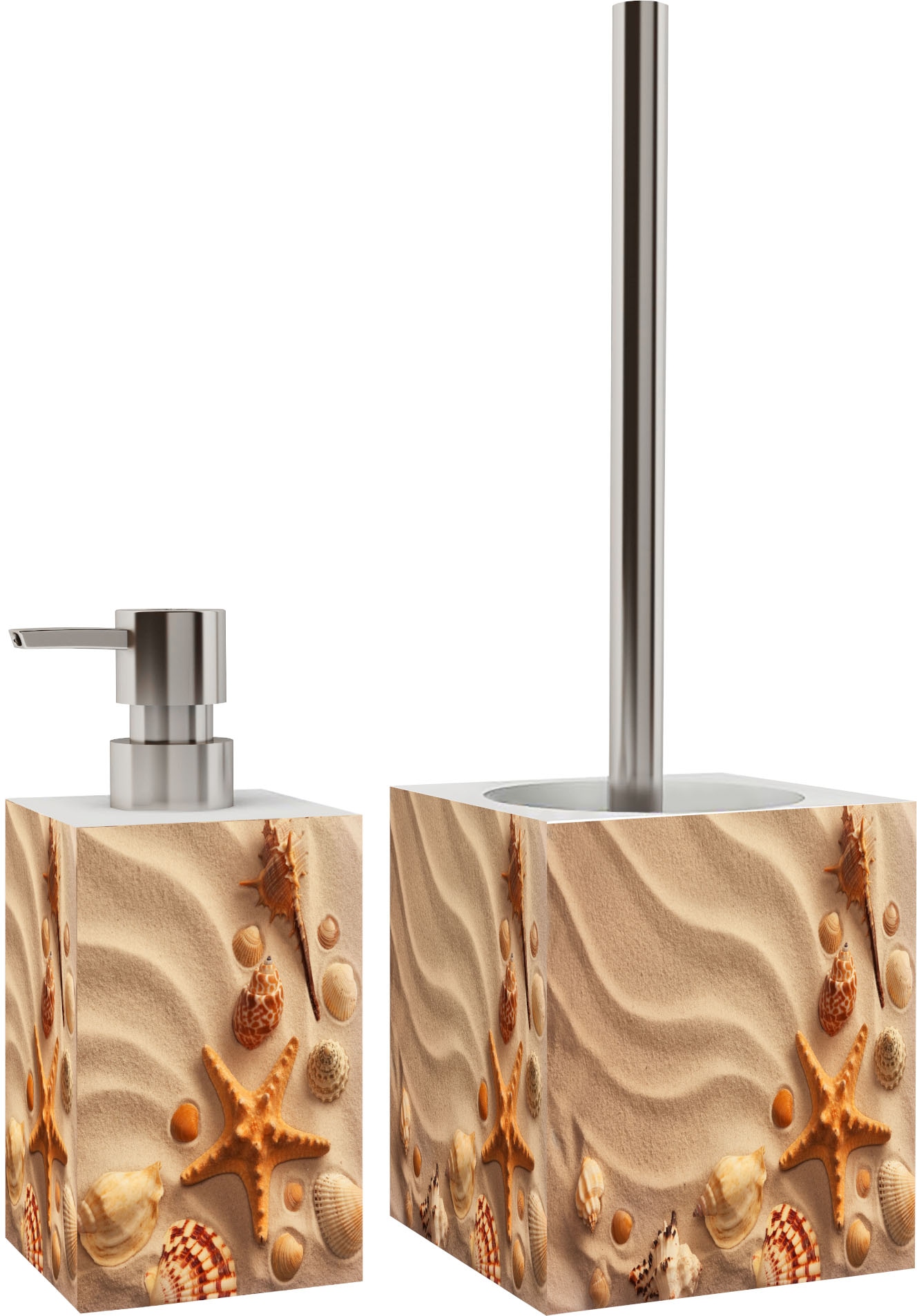 Sanilo Badaccessoire-Set "mit Motiv, viele schöne Seifenspender und WC Bürs günstig online kaufen