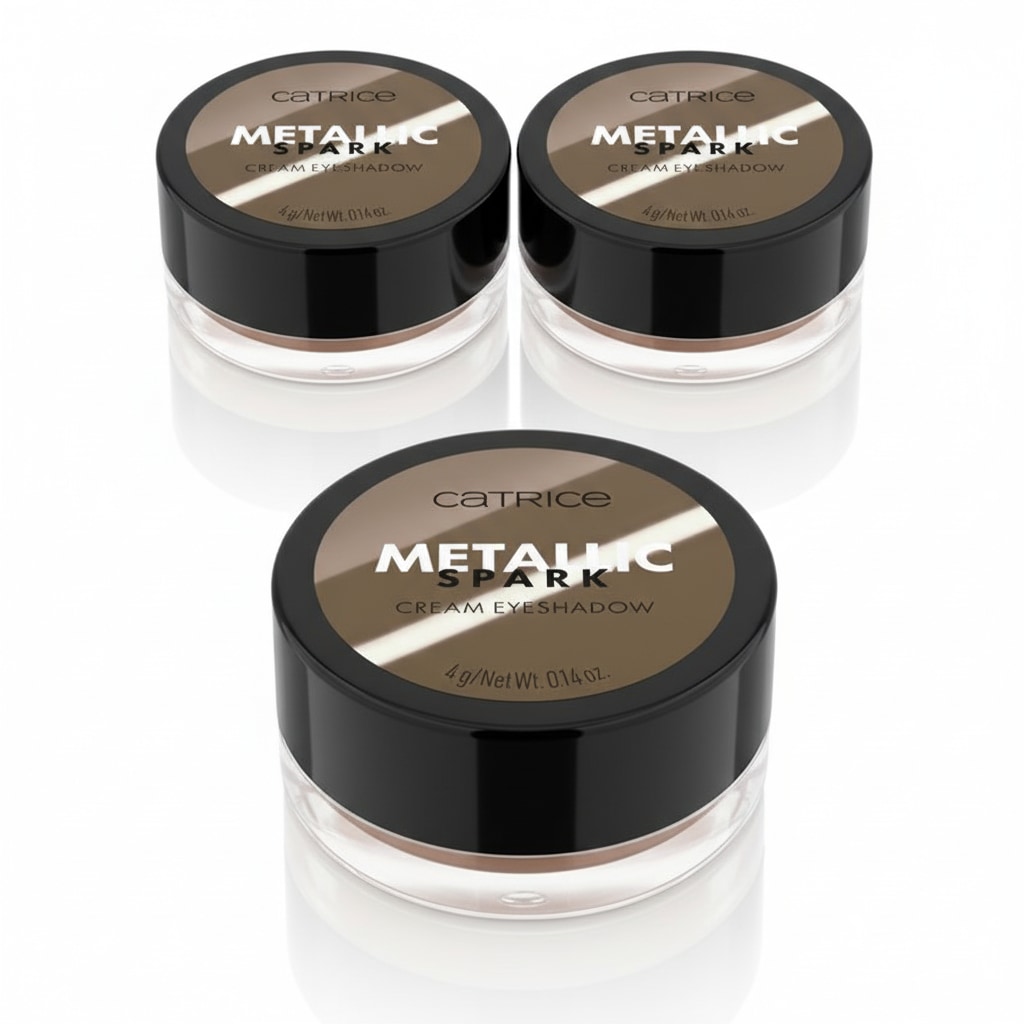 Catrice Lidschatten »METALLIC SPARK CREAM« Wischfest, lange Haltbarkeit, cremig, metallisch funkelndes Finish.