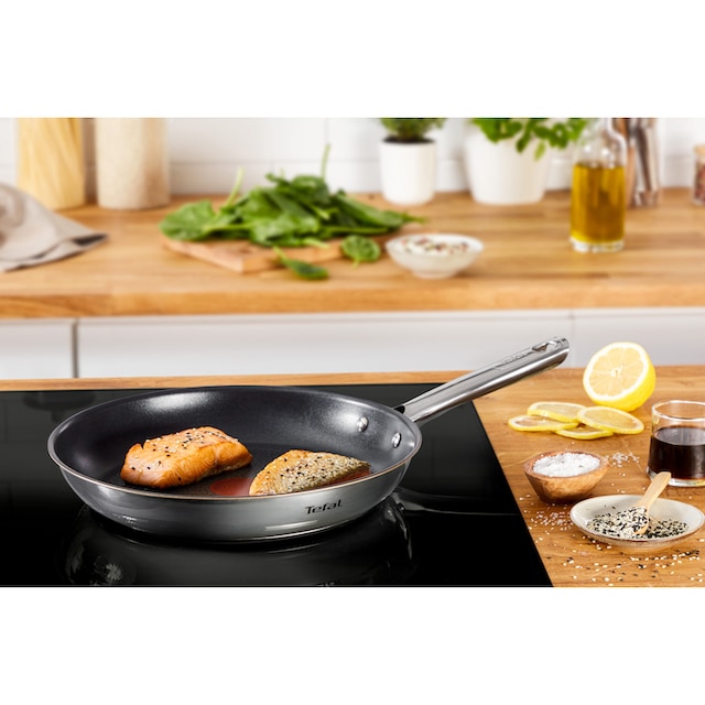 Tefal Pfannen »Duetto t« in 20/24/28 cm und Kochmesser »Ice Force« im Set  kaufen | BAUR