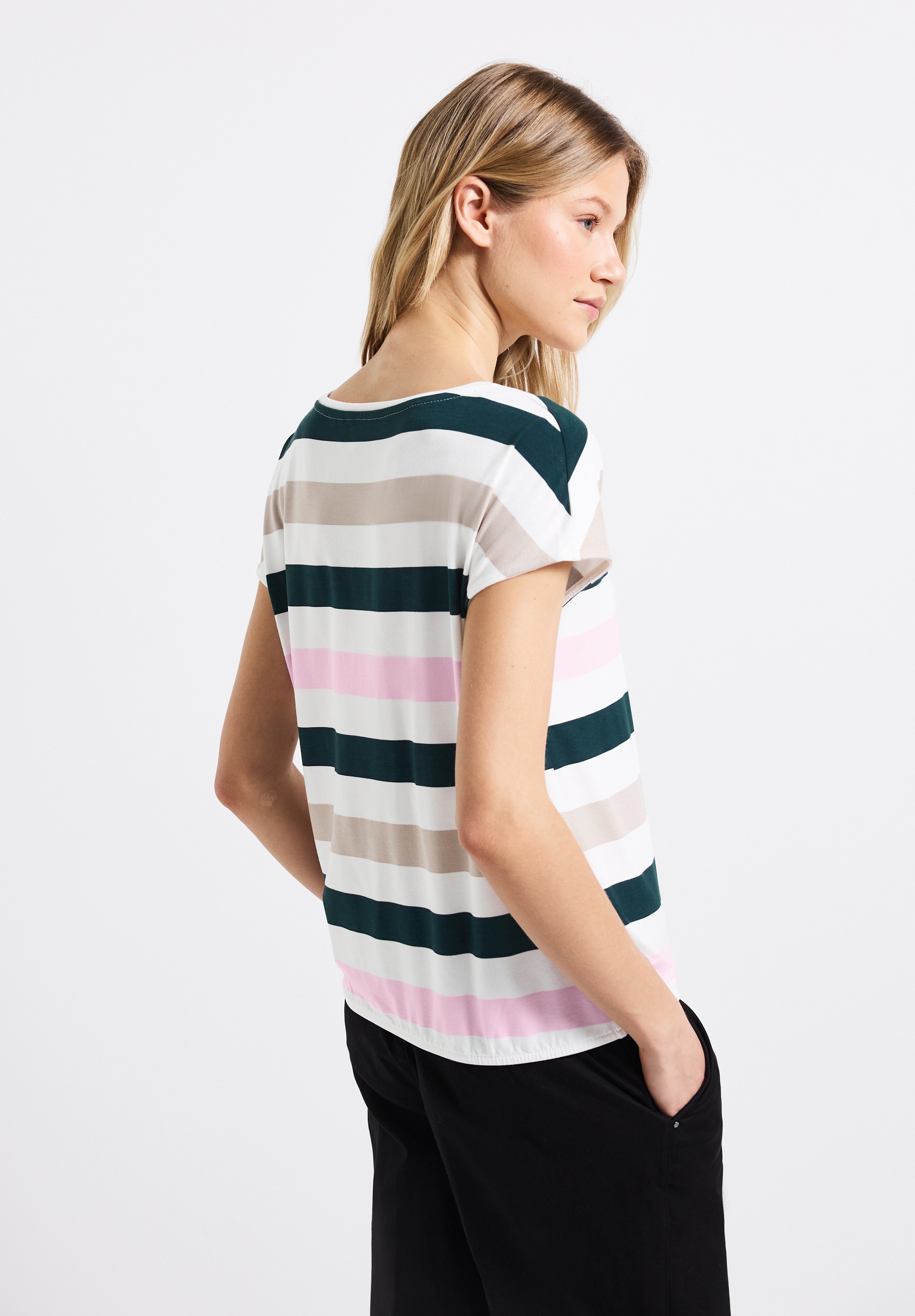 STREET ONE T-Shirt, mit Rundhalsausschnitt