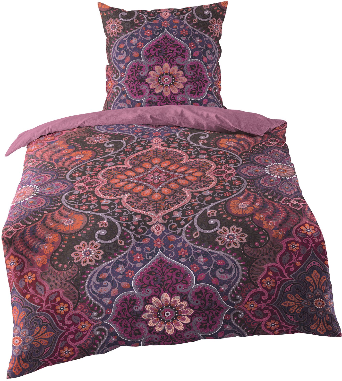 Jekatex Wendebettwäsche "FLORENZIA" 2 Stk. Bettwäsche-Set aus 100% Baumwoll günstig online kaufen