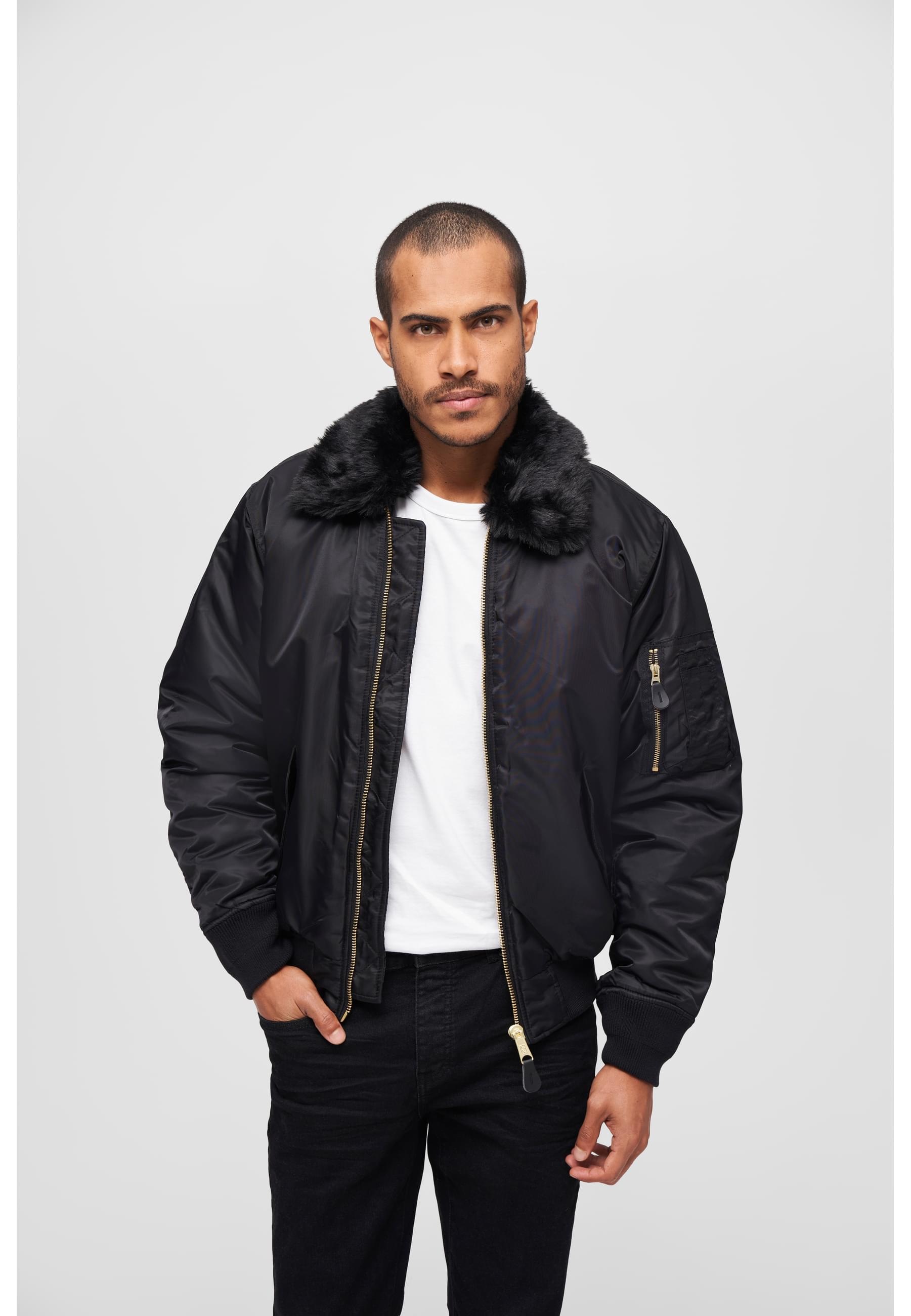 Brandit Winterjacke "Brandit Herren MA2 Jacket Fur Collar" 1 Stk. tlg. ohne günstig online kaufen