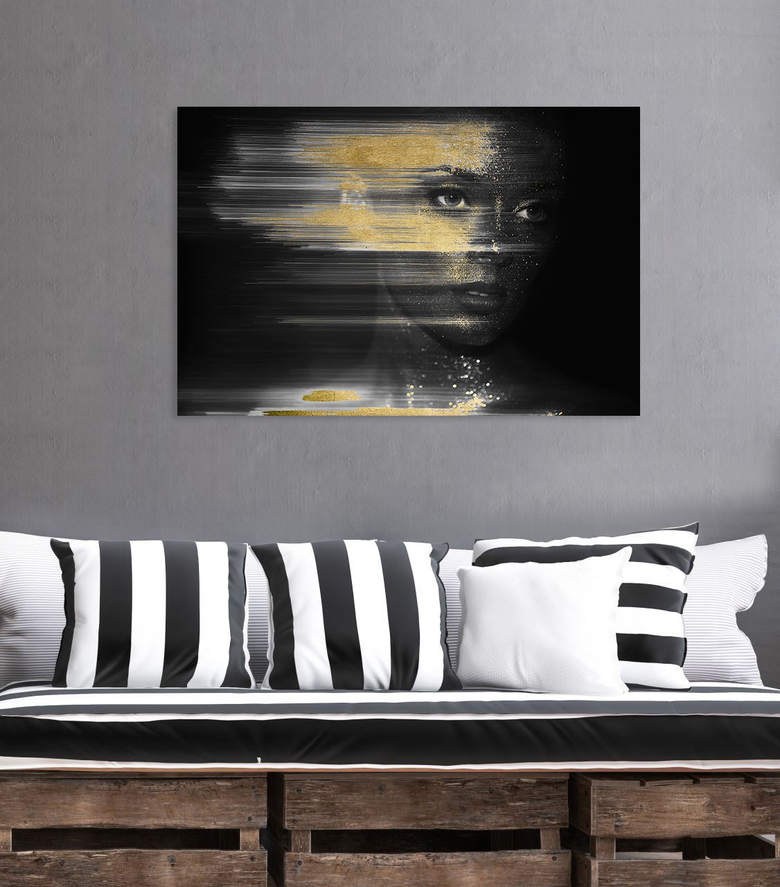 queence Acrylglasbild "Isis", Frau-Gemälde-Frau-Bilder von Frauen-Mode-Mode günstig online kaufen