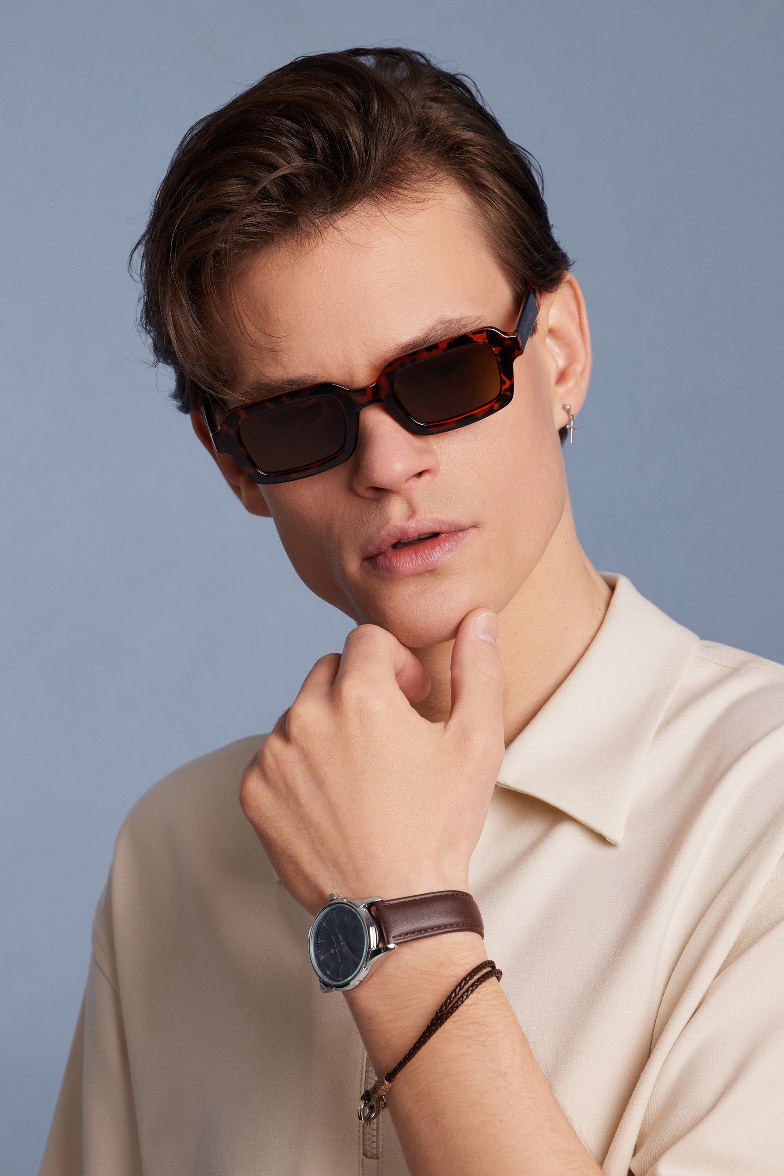 PHILIPP BLANC Sonnenbrille »PA15-03« Glass 0.74MM Polarized Lens UV400，CAT3.0