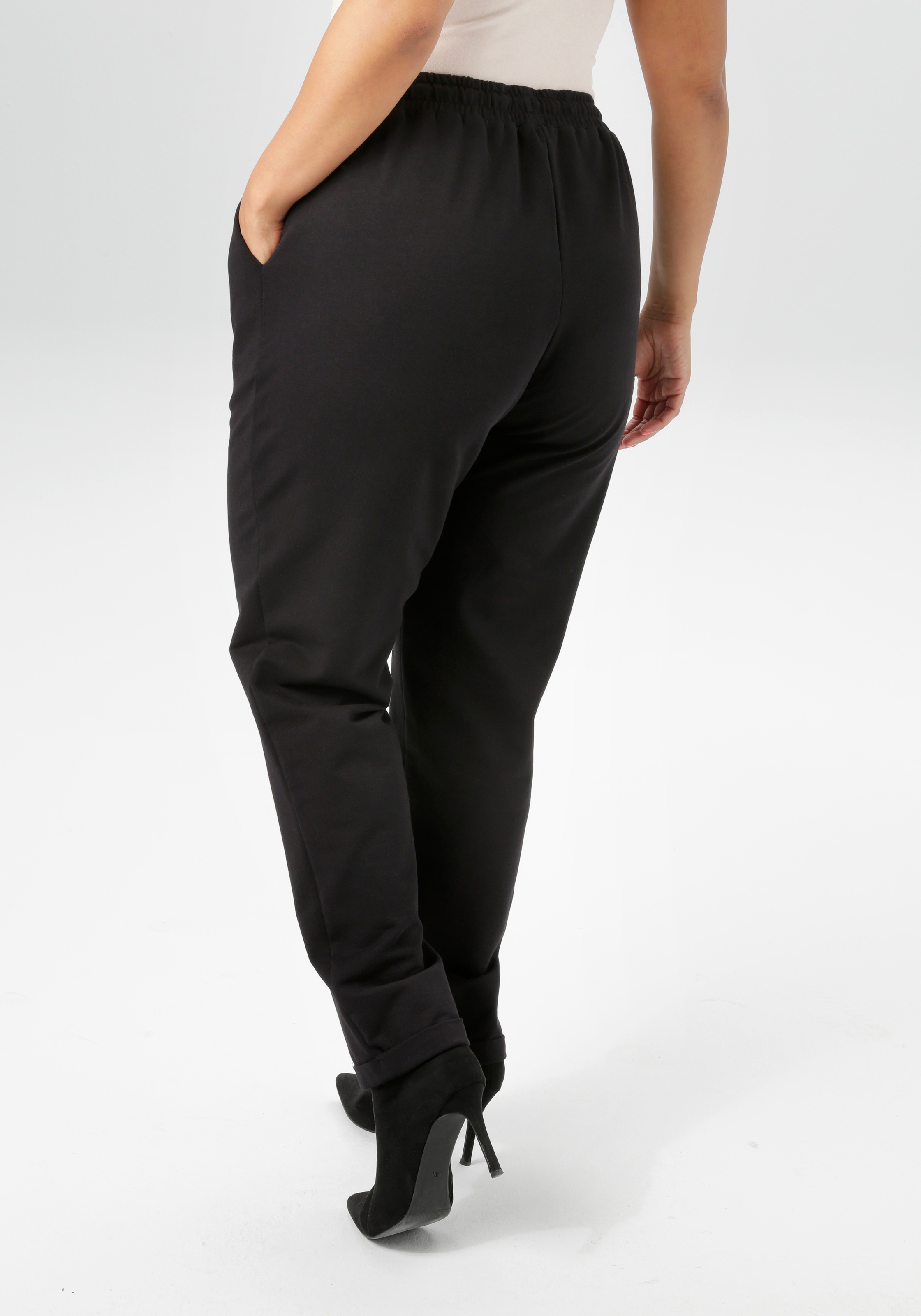 Aniston PLUS Schlupfhose aus weicher Jersey-Qualität günstig online kaufen