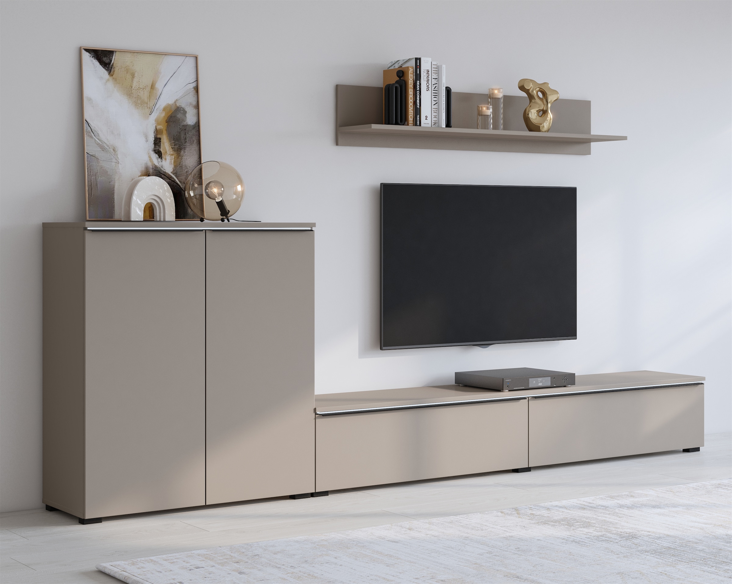 OTTO home Wohnwand "Tana, Breite 260 cm, moderne Anbauwand" 3 Stk. tlg. günstig online kaufen