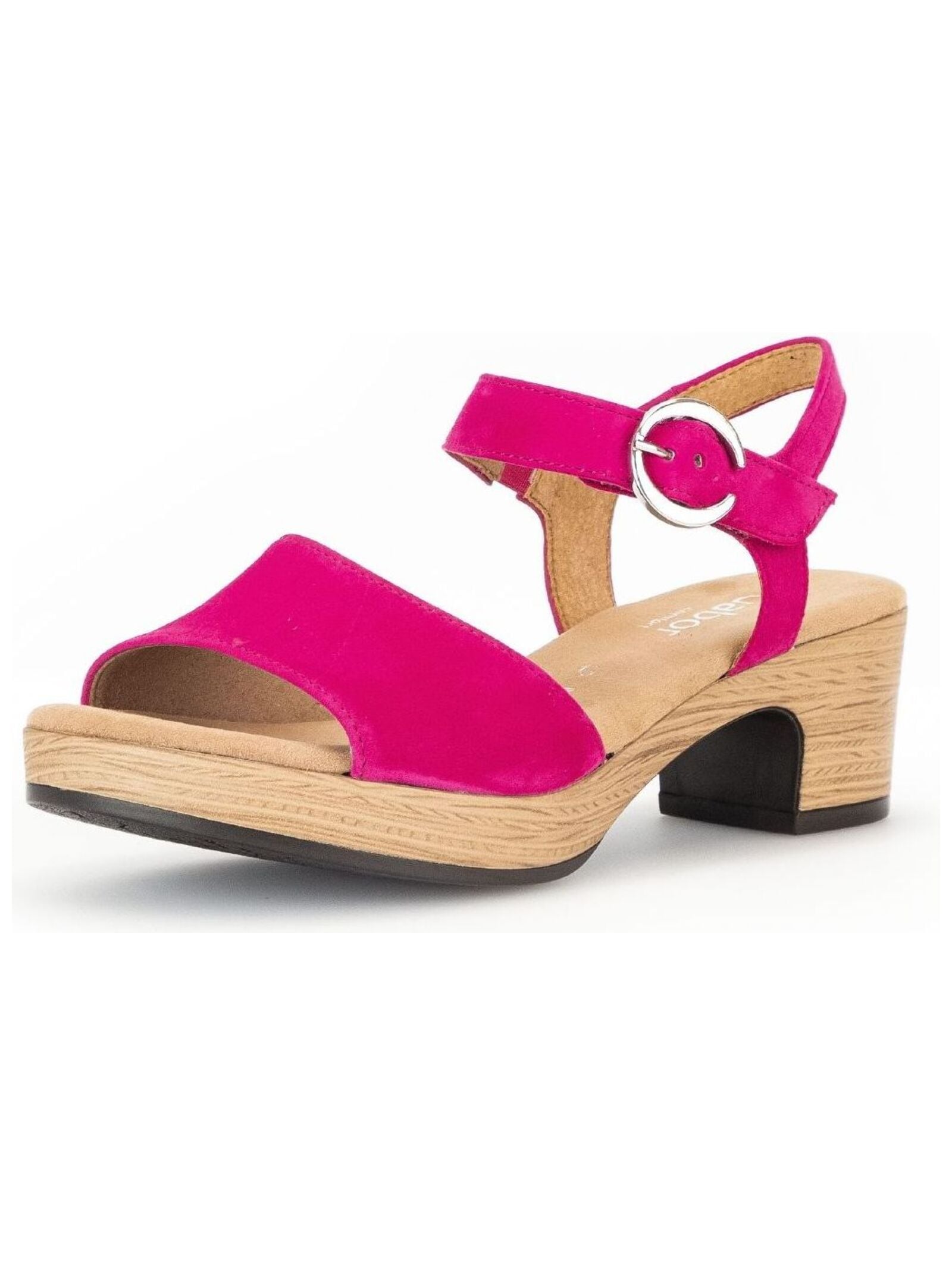 Gabor Comfort Riemchensandale "Gabor Comfort Sandalen Veloursleder" günstig online kaufen