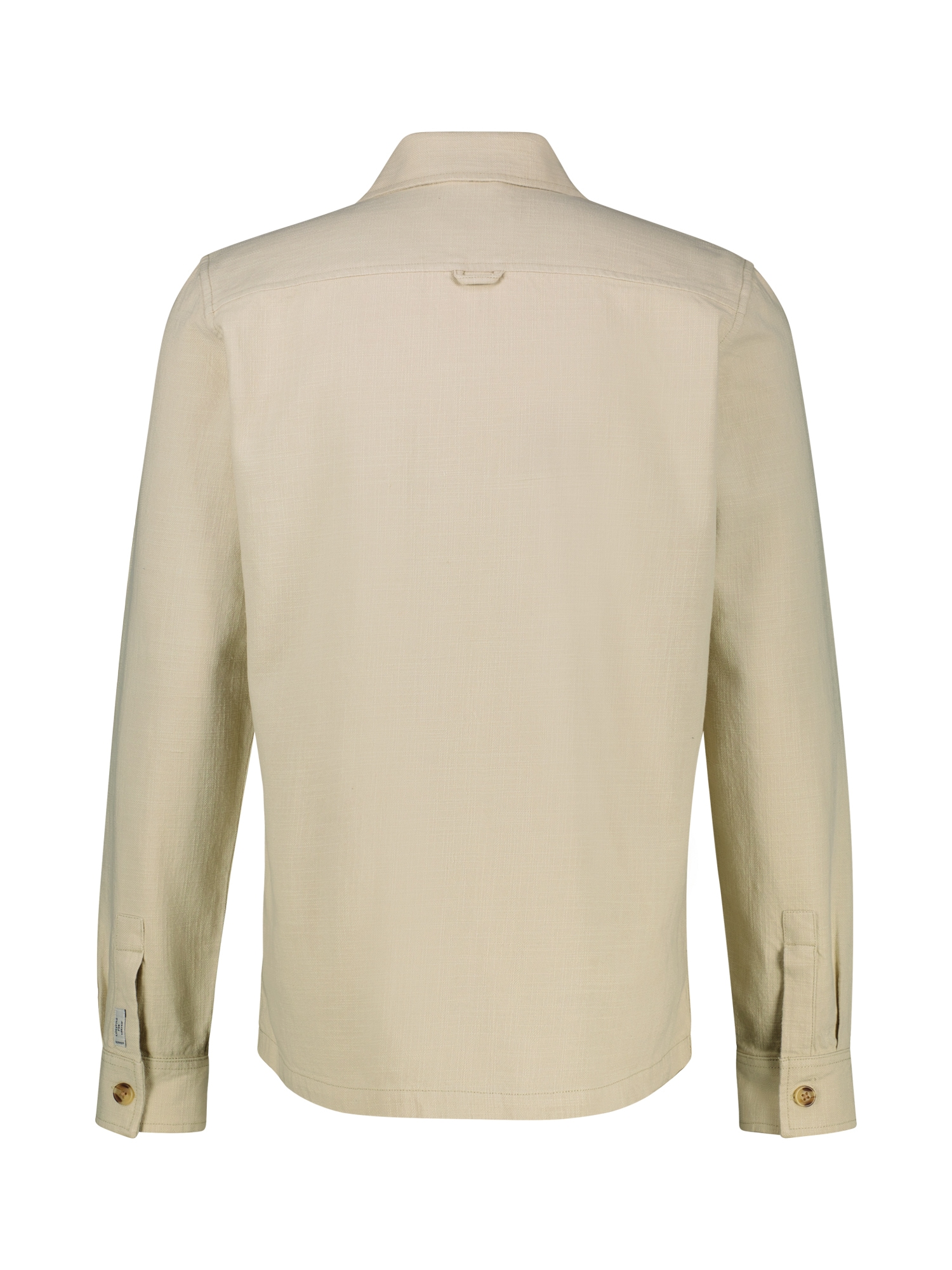 LERROS Langarmhemd »Overshirt aus 100 % Baumwolle, unifarben«