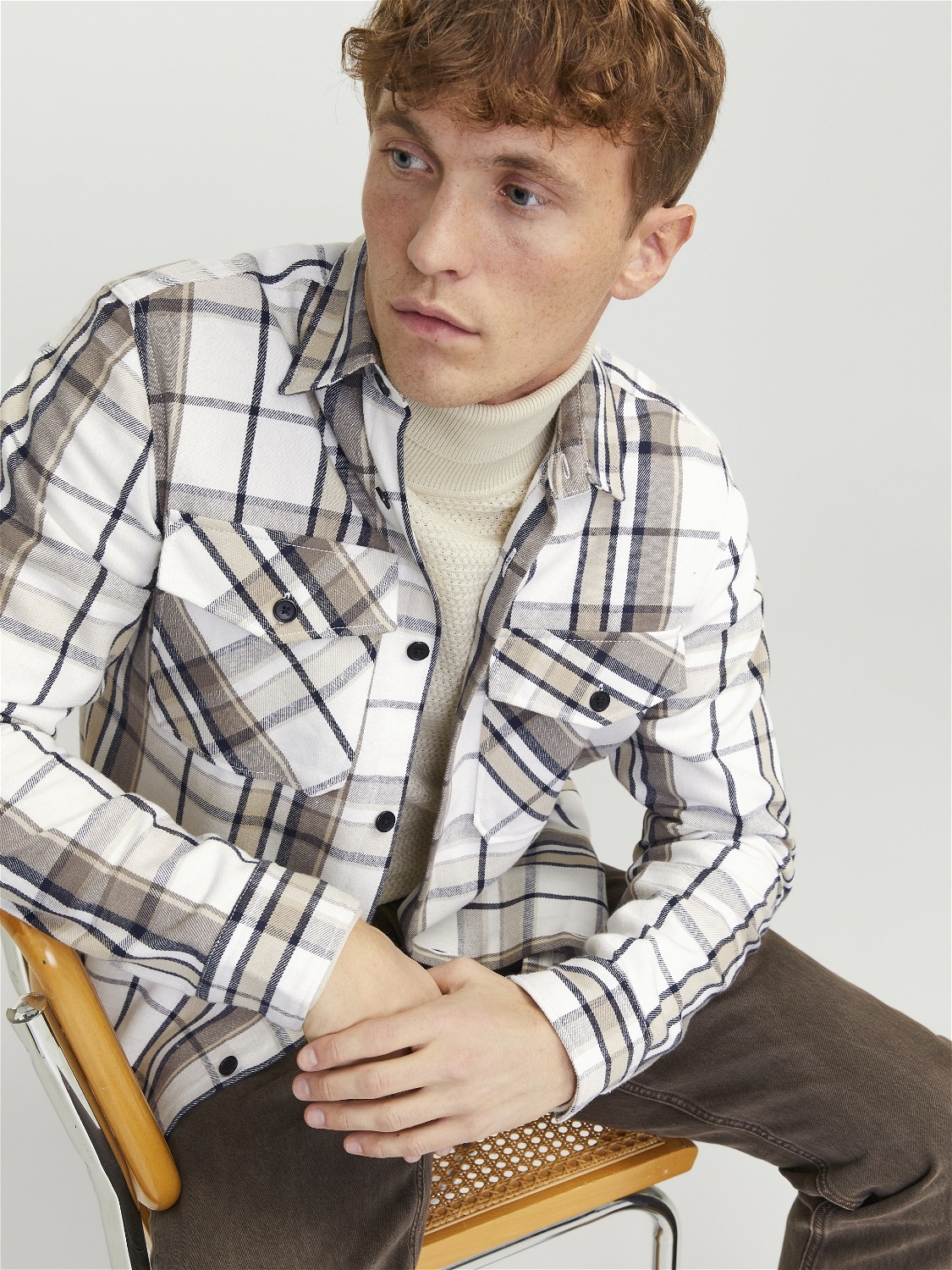 Jack & Jones Langarmhemd "JPRCCROY SPRING CHECK OVERSHIRT L/S SN" günstig online kaufen