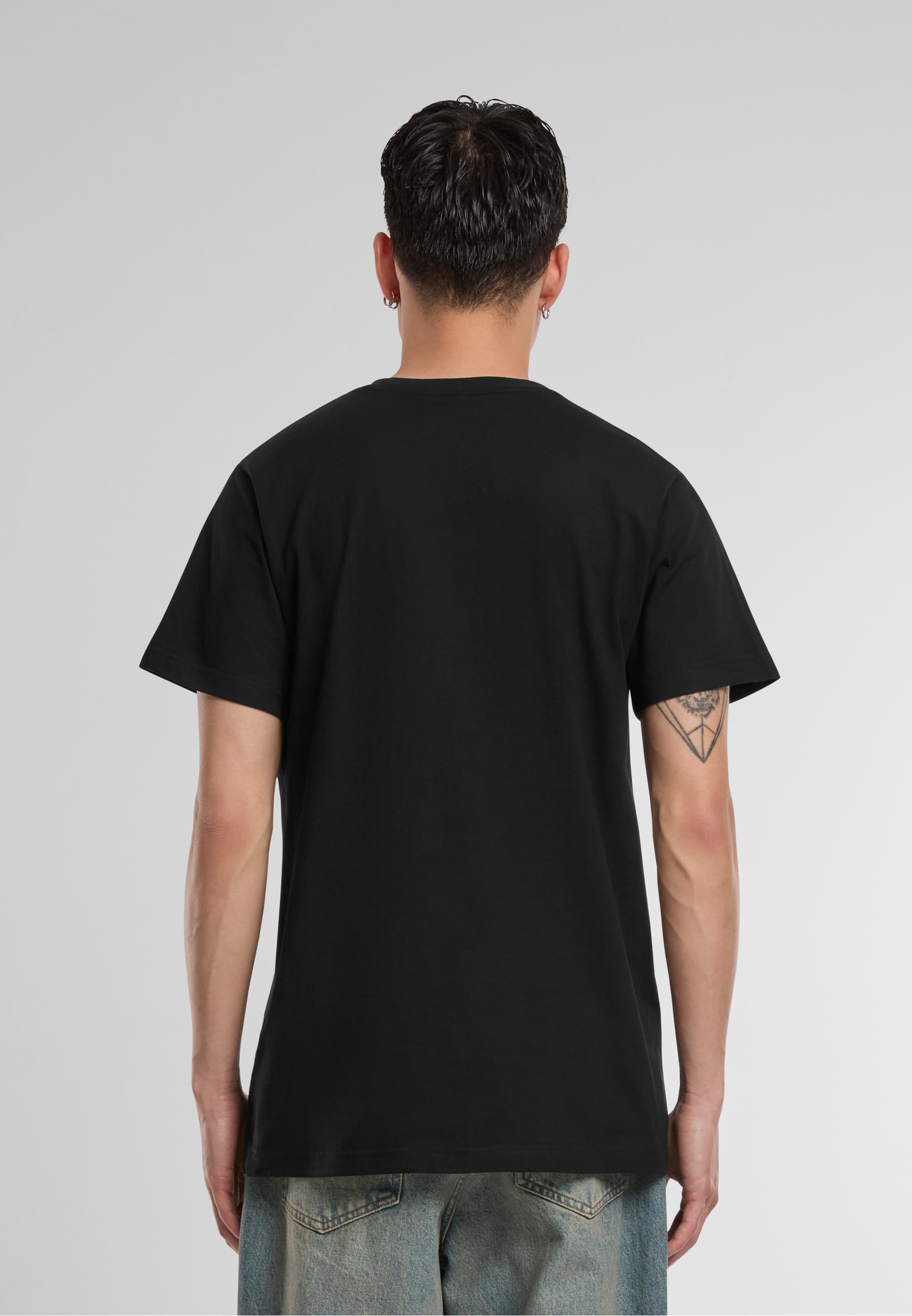 MisterTee T-Shirt »MisterTee Herren Half Face Tee«, (1 tlg.)