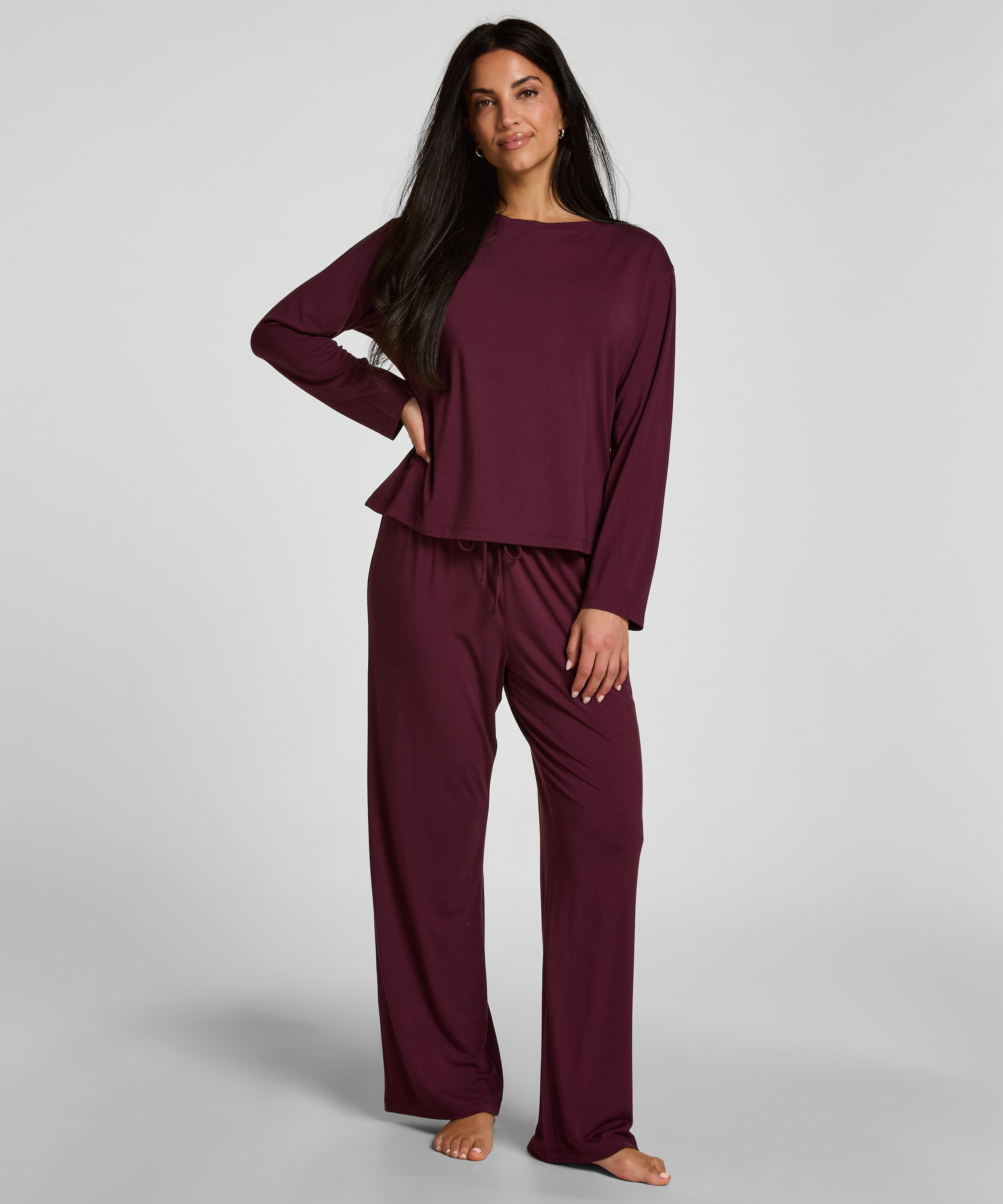 Hunkemöller Pyjama »Essential Jersey Long-Sleeved Jacket«