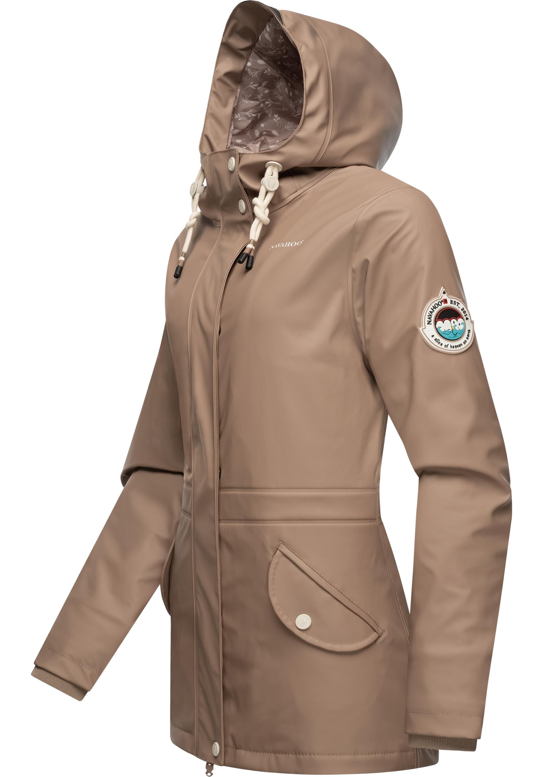 Navahoo Regenjacke "Oceans Heart" mitKapuze stylischer wasserdichter Regenm günstig online kaufen