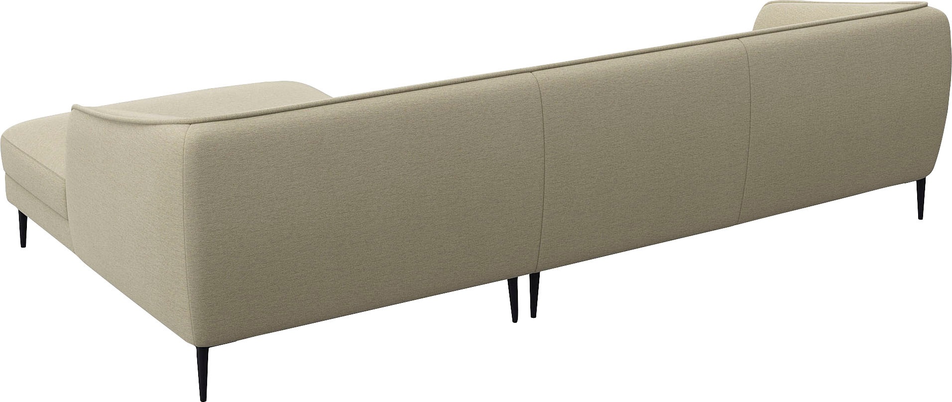 FLEXLUX Ecksofa »Belle Designsofa, L-Form, B/T 288/149 cm«, Skandinavisches Design, In hochwertiger Verarbeitung