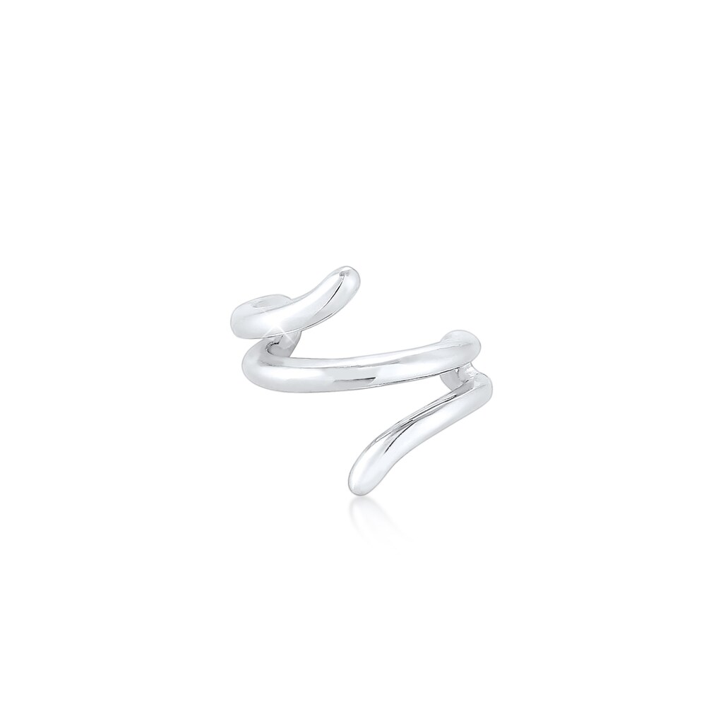 Elli Single-Ohrhaken »Earcuff Ohrklemme Welle 925er Silber«