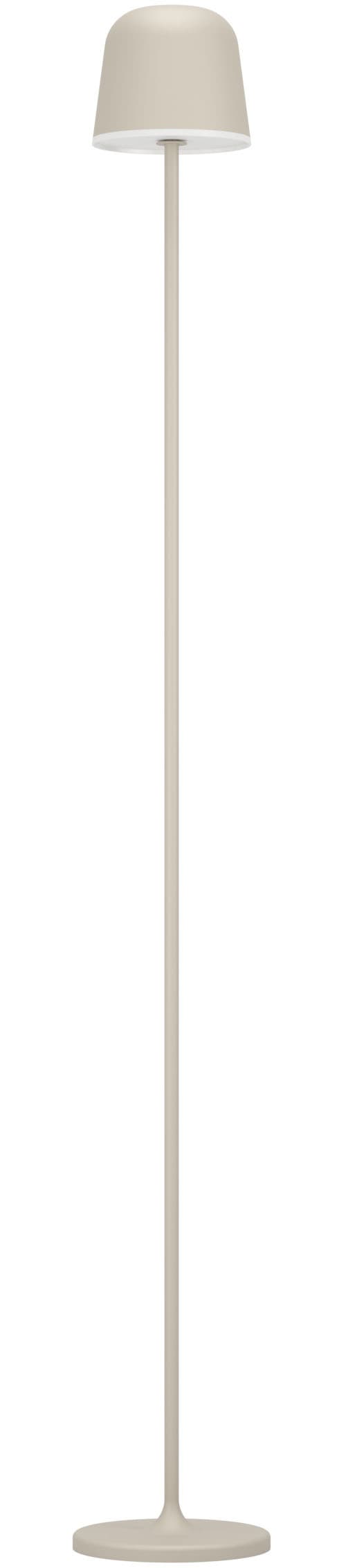 EGLO Stehlampe »MANNERA-L Stehlampe - Alu, Stahl - LED - 4,3W - IP54« LED-Modul 1 Stk. Neutralweiß | Warmweiß Standleuchte, Leselampe, Wohzimmer, Schlafzimmer, H140 x Ø16 cm