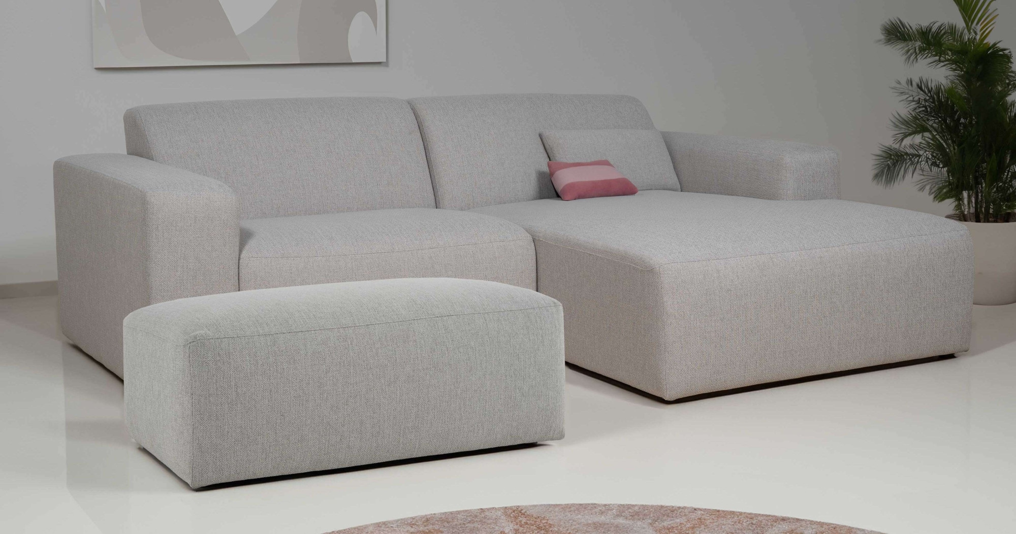 INOSIGN Ecksofa "Koa,228cm, L-Form, Modulsofa, Webstoff, Cord", Designsofa, günstig online kaufen