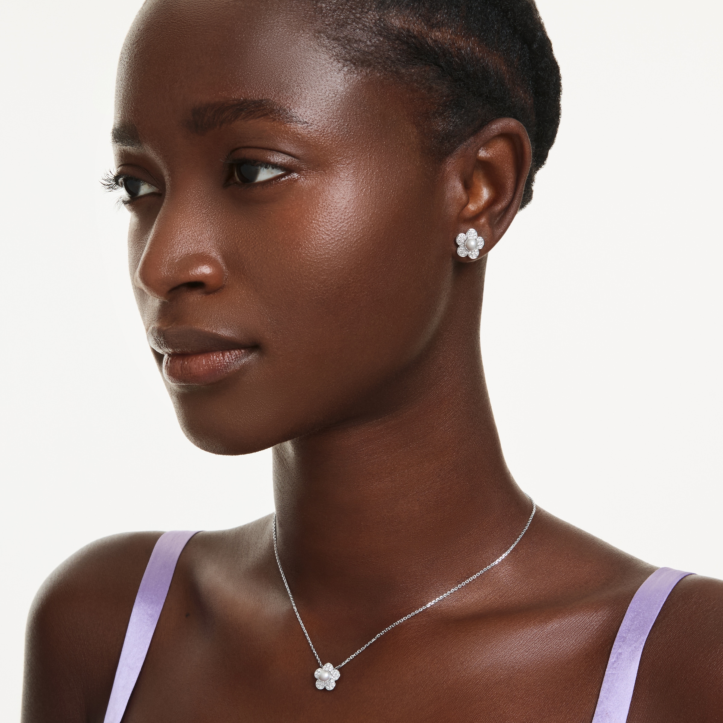 Swarovski Ohrring und Ketten Set »Multipack Schmuck Geschenk CAPSULE« (Set, inkl. Schmuckbox, 3 tlg.)  mit Swarovski® Kristallen, mit Swarovski® Perle