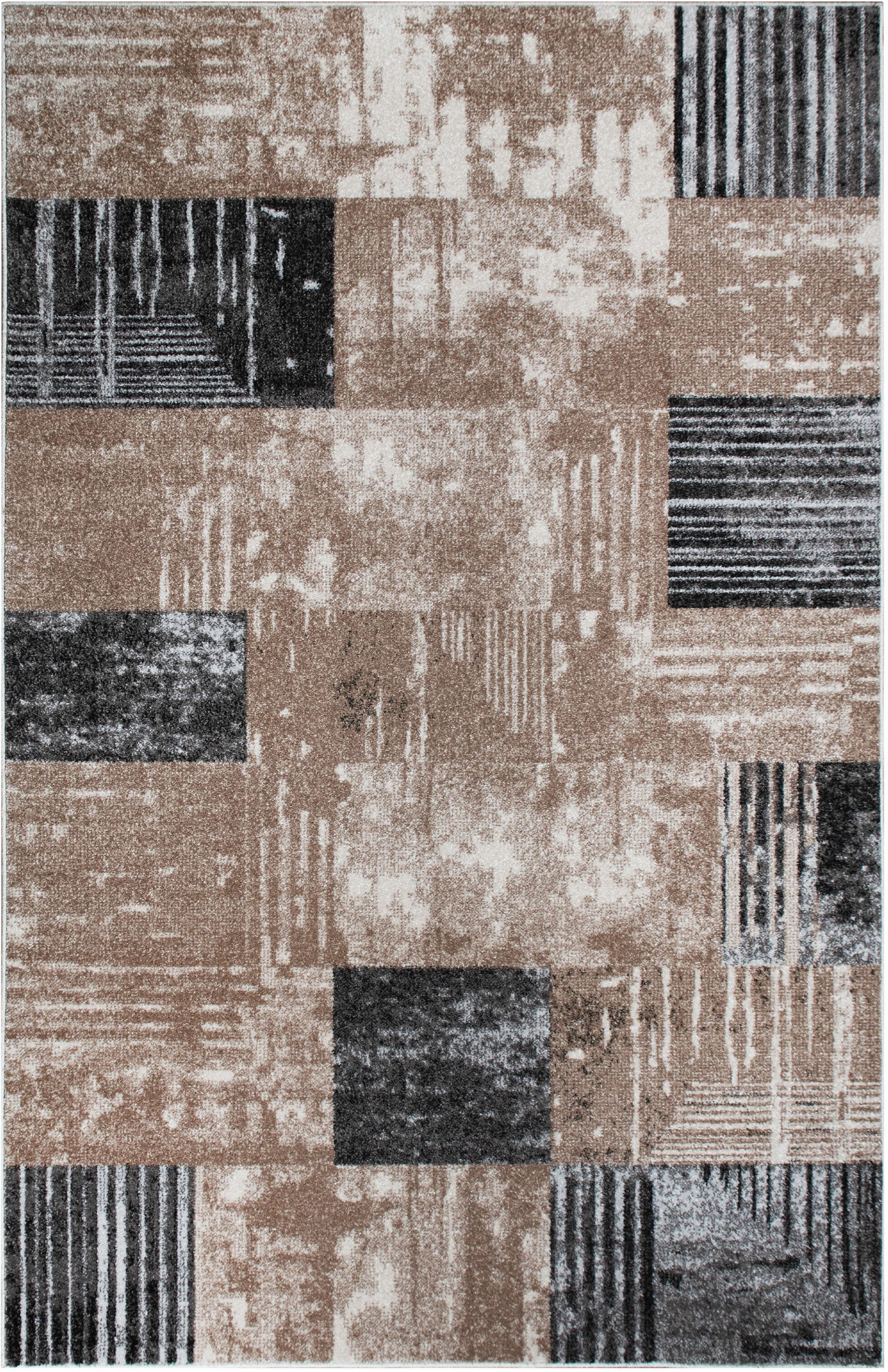 OTTO home Teppich »Lunari, Vintage-Karo Design«, rechteckig, 9 mm Höhe, modern, weiche Haptik, Wohnzimmer, Esszimmer, Schlafzimmer