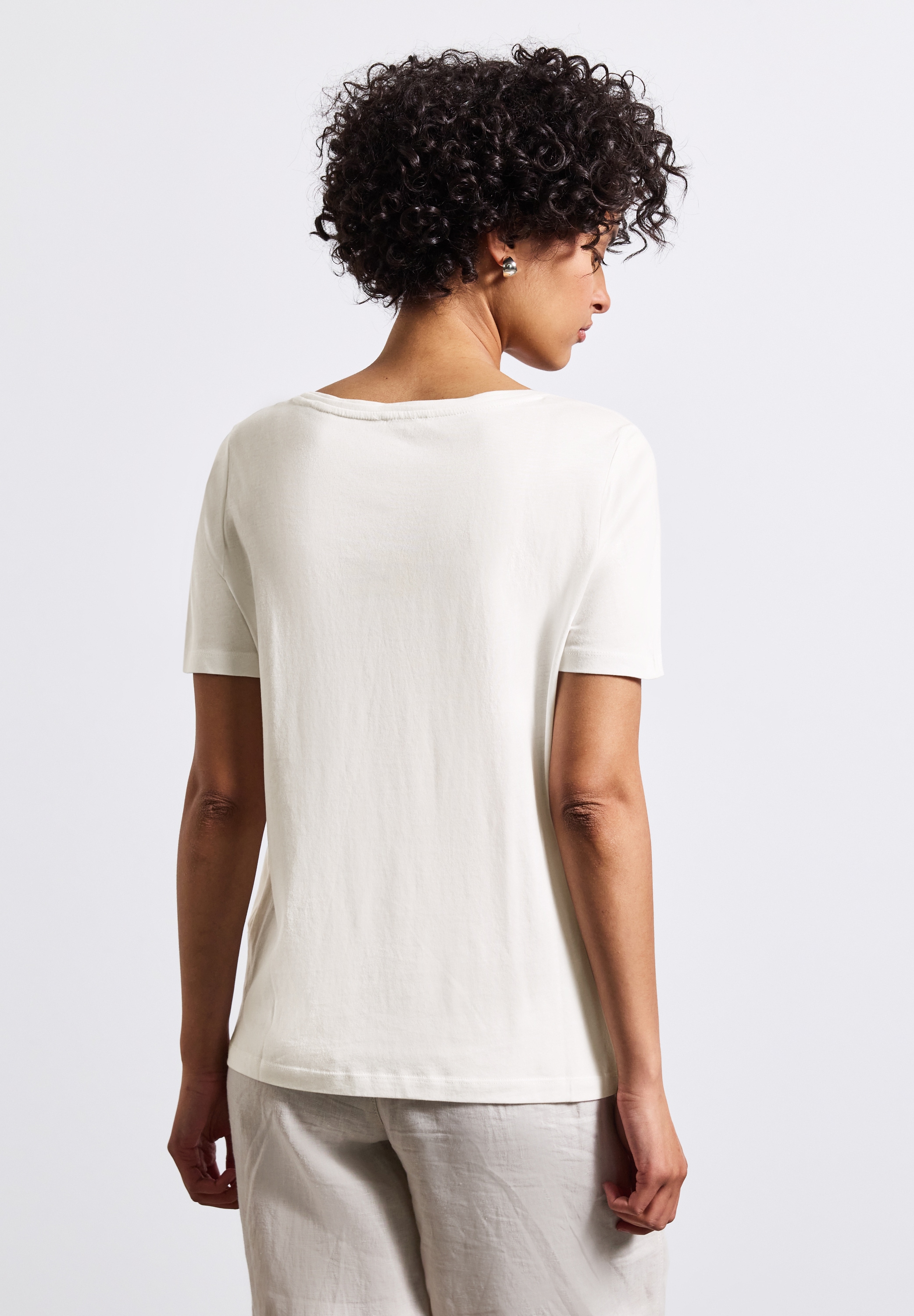 STREET ONE T-Shirt, im soften Baumwoll-Mix