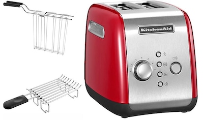 KitchenAid Toaster »5KMT221EER EMPIRE ROT«, 2 kurze Schlitze, für 2 Scheiben, 1100 W,... kaufen