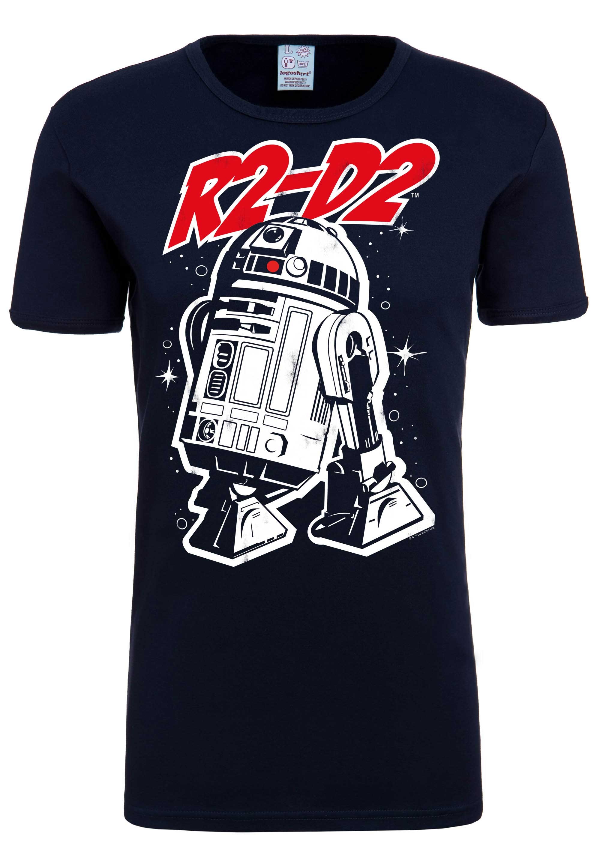 LOGOSHIRT T-Shirt »R2-D2«, mit lizenzierten Originaldesign für kaufen | BAUR