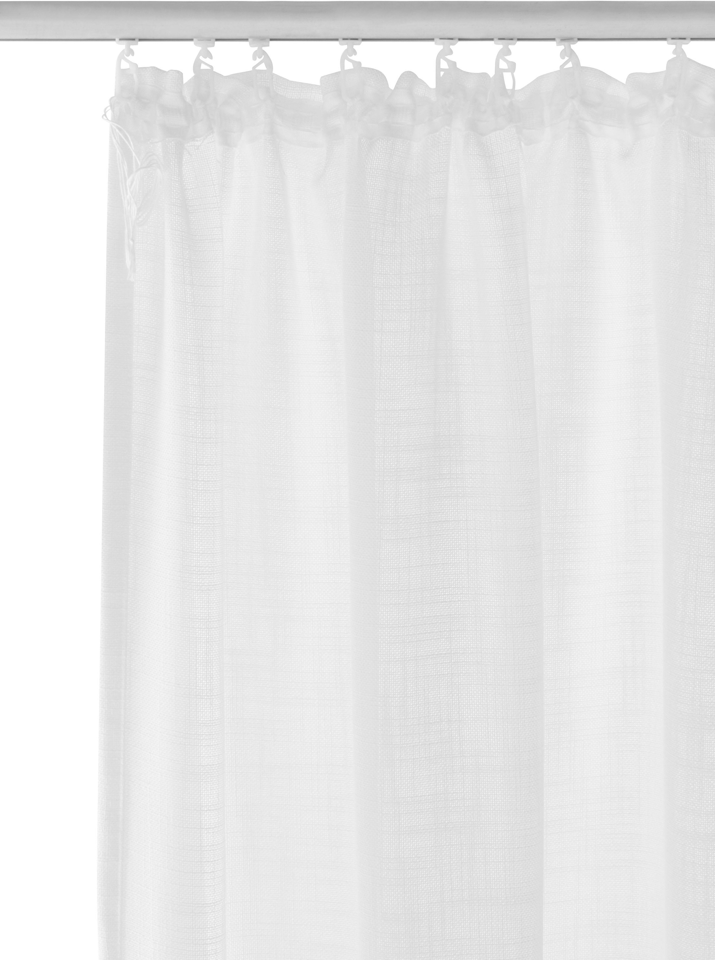 Gardine | Leinenlook, St.), Polyester home Blickdicht, (1 my BAUR »Nora«,