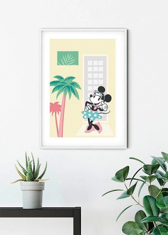 Komar Bild "Minnie Mouse Palms", Disney, (1 St.), Wandbild zur Dekoration i günstig online kaufen