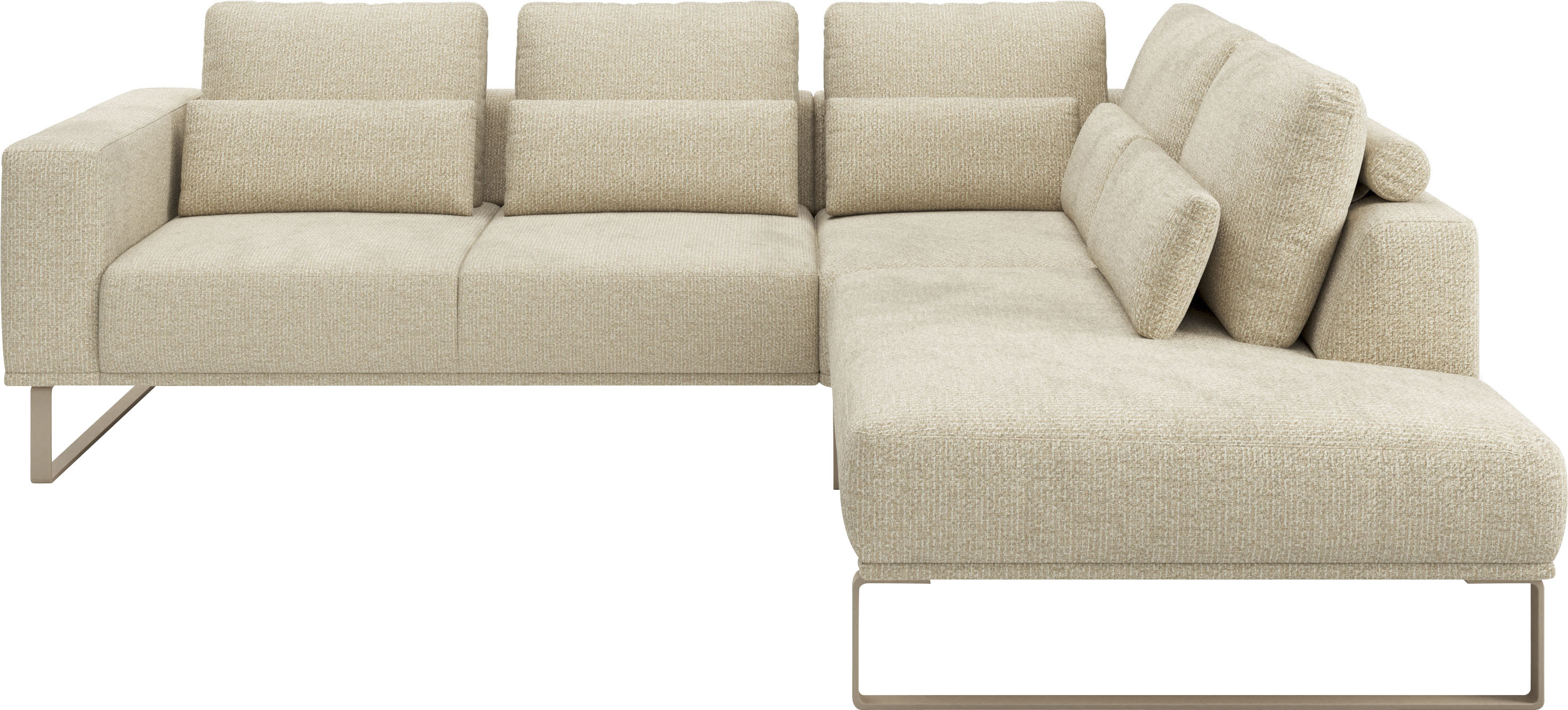 Musterring Ecksofa "JUSTB PM100, stilvoller Lounge-Komfort von Musterring" Kollektion Bettina Zimmermann, optionaler Sitzvorzug & Fuß-Auswahl