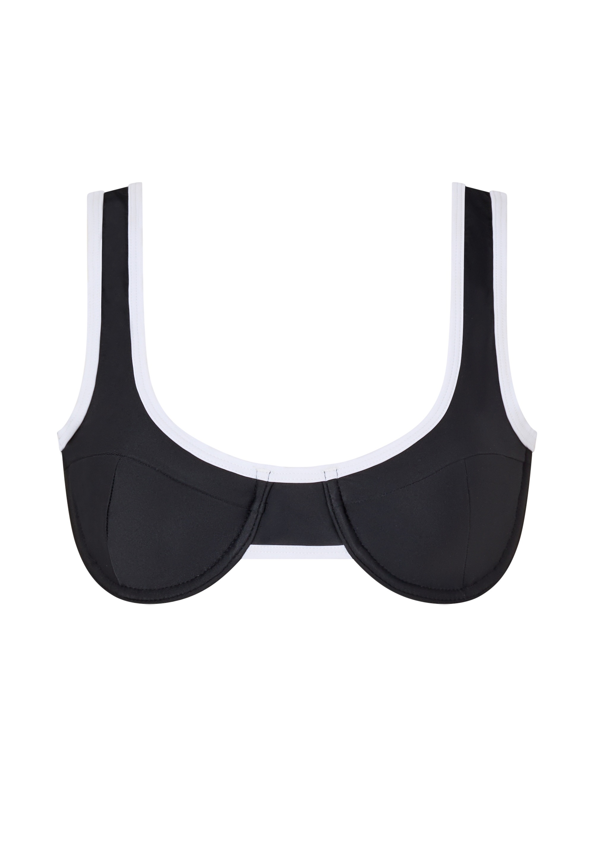 Moda Minx Triangel-Bikini-Top, (1 St.), mit modernem Kontrast-Design