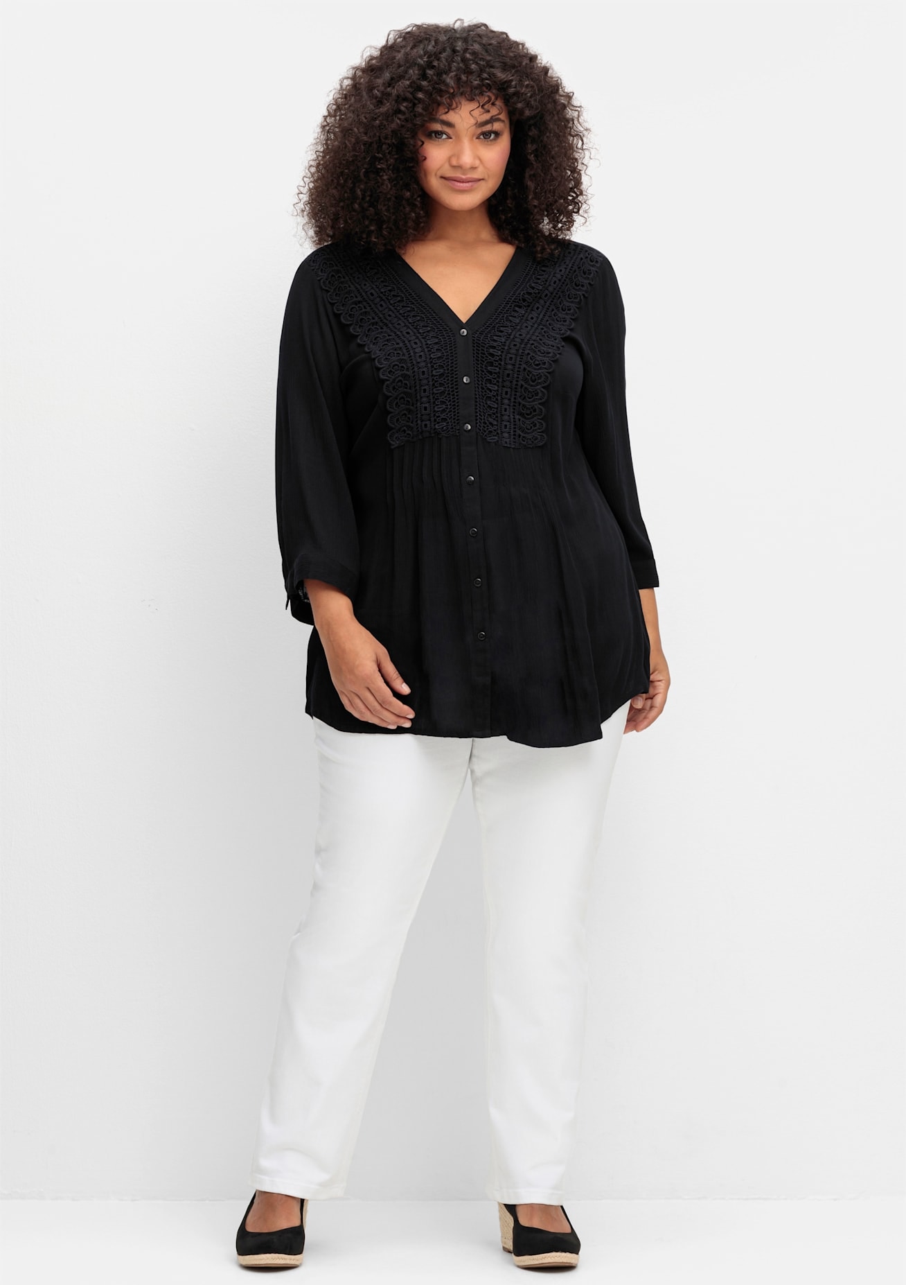 sheego by Joe Browns Crepebluse günstig online kaufen