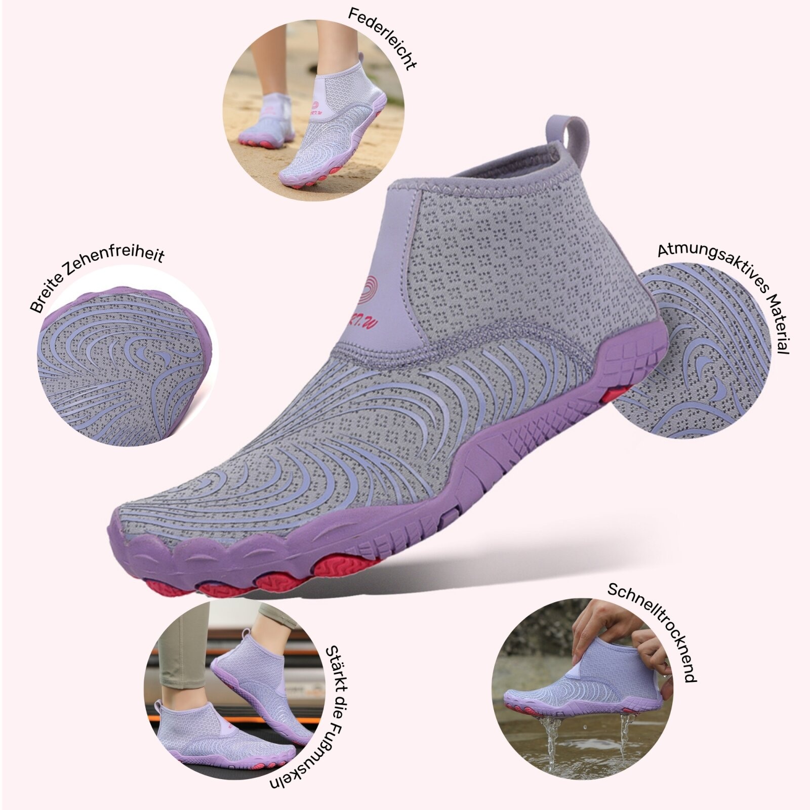 DOTALES Barfußschuh »Gripstep Barfußschuhe Damen & Herren Barfußschuhe«, Minimalschuhe