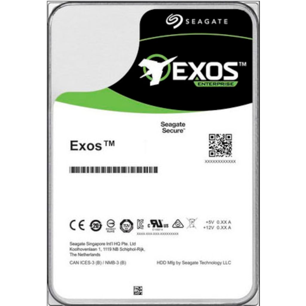 Seagate HDD-NAS-Festplatte »Exos X16«, 3,5 Zoll, Anschluss SAS