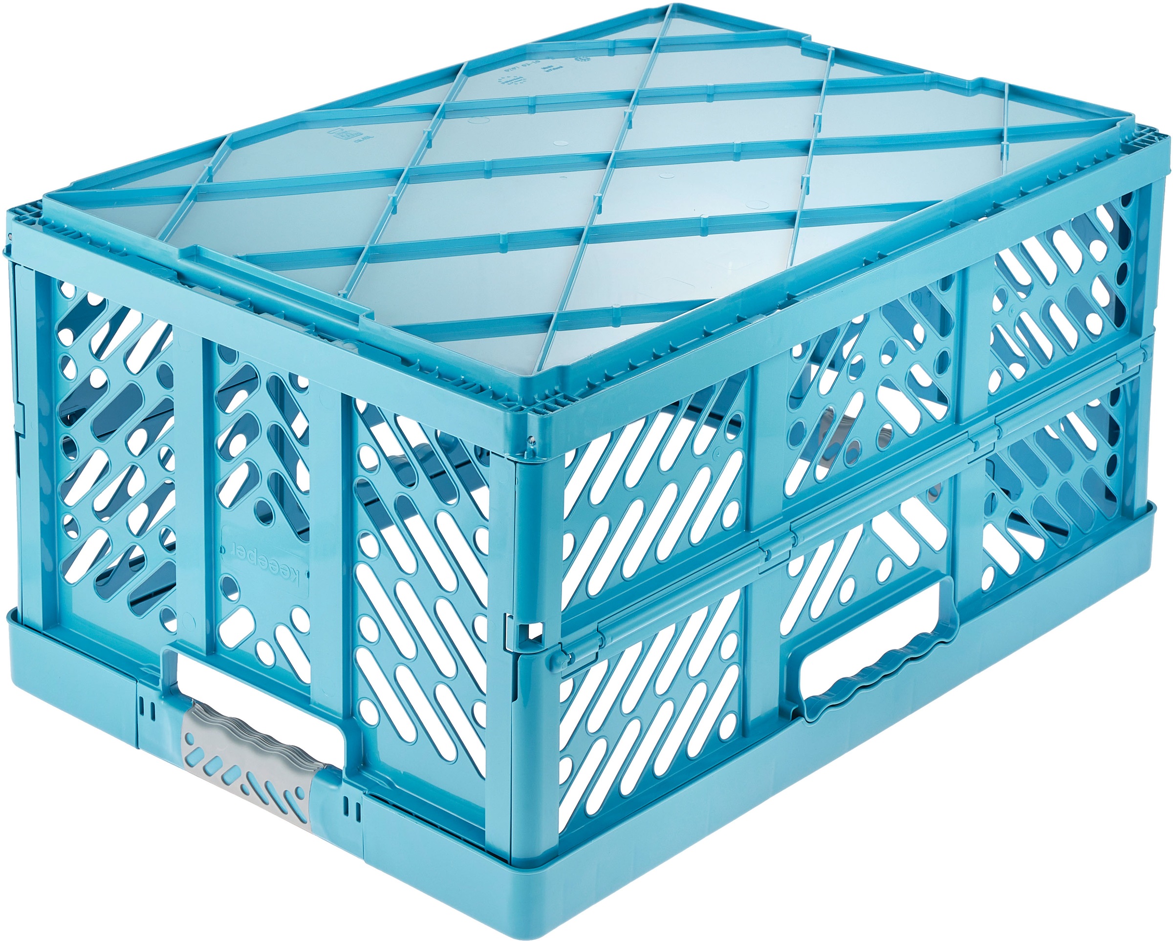 keeeper Klappbox »ben eco, Profi-Klappbox mit Softgriffen, 54 x 37 x 28 cm, 45 l«, (1 tlg.), Soft-Touch-Griffe, zusammenklappbar