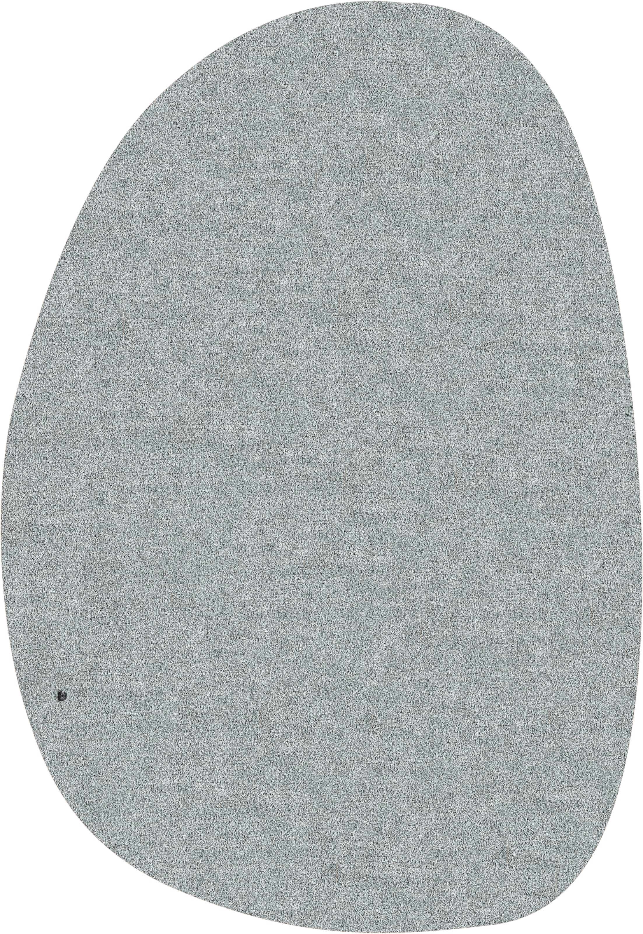 Hochflor-Teppich TOM TAILOR HOME "Shaggy Teppich Cozy", grün (mint), B:135cm H:25mm L:200cm, Polyester, Teppiche, Uni Farben, auch in Pastell Farben, weich & kuschelig, organische Form