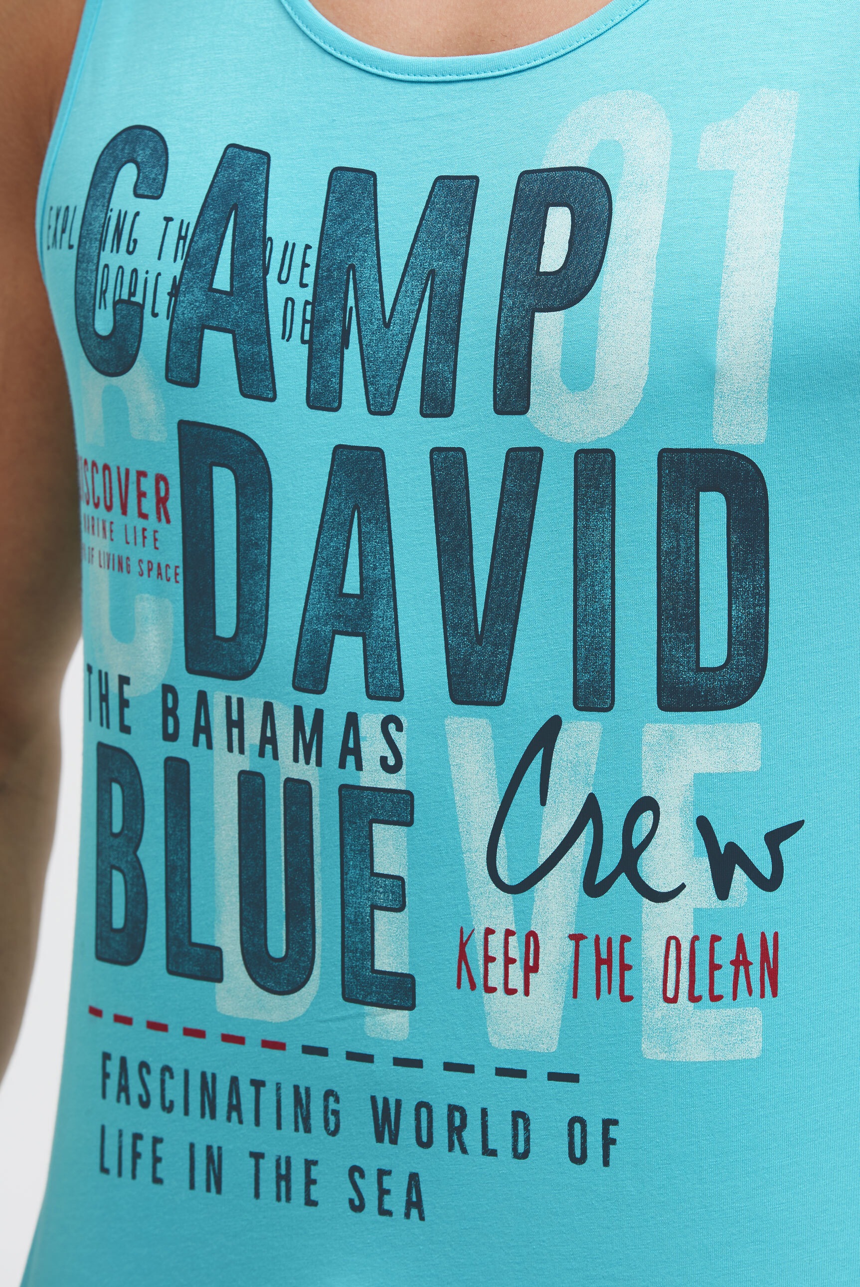 CAMP DAVID Tanktop aus Baumwolle