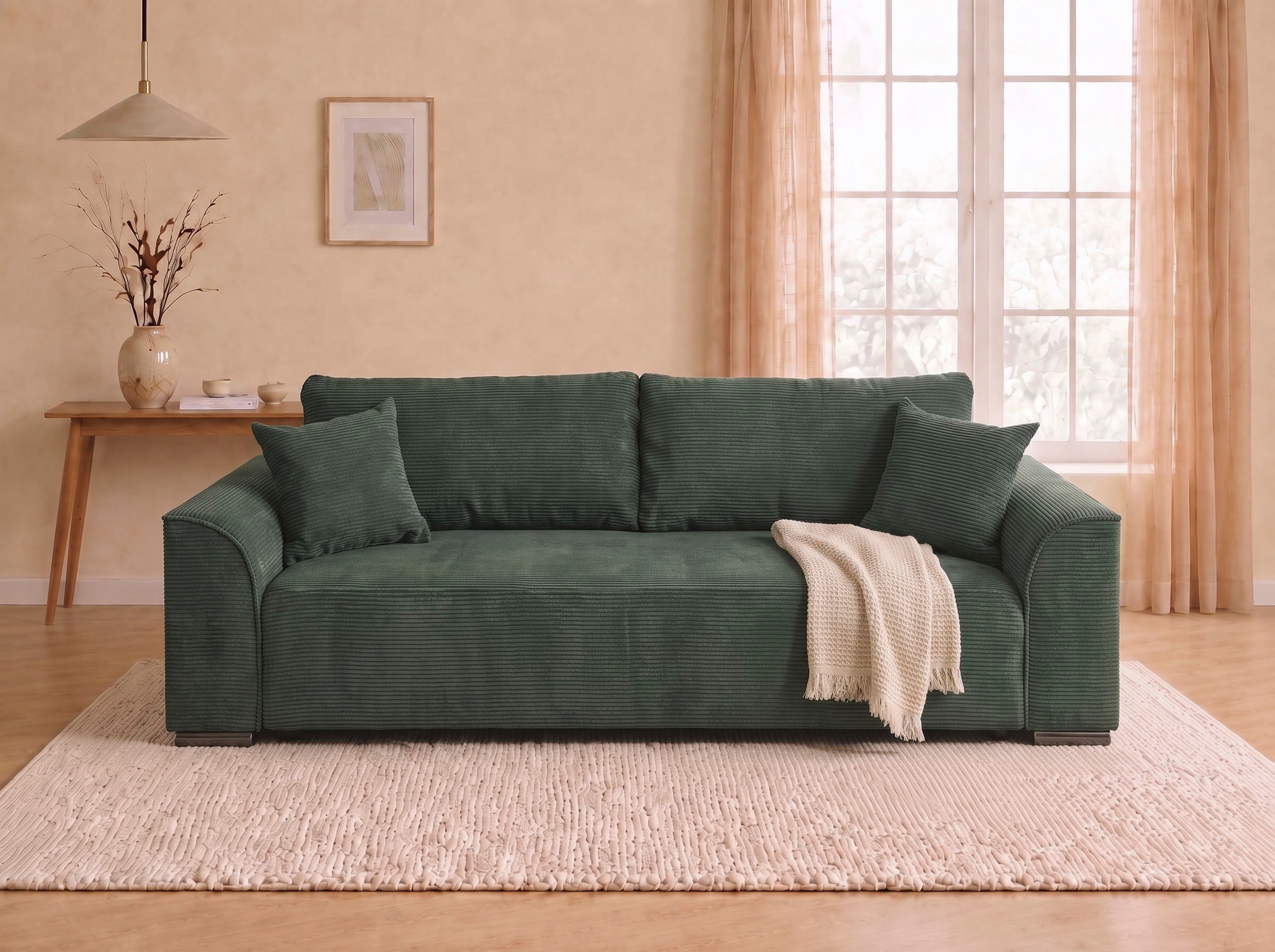 COLLECTION AB Schlafsofa »Sara Sofa« Schlafsofa,Bettfunktion,Bettkasten,Bonnelfederkern,optional mit Topper