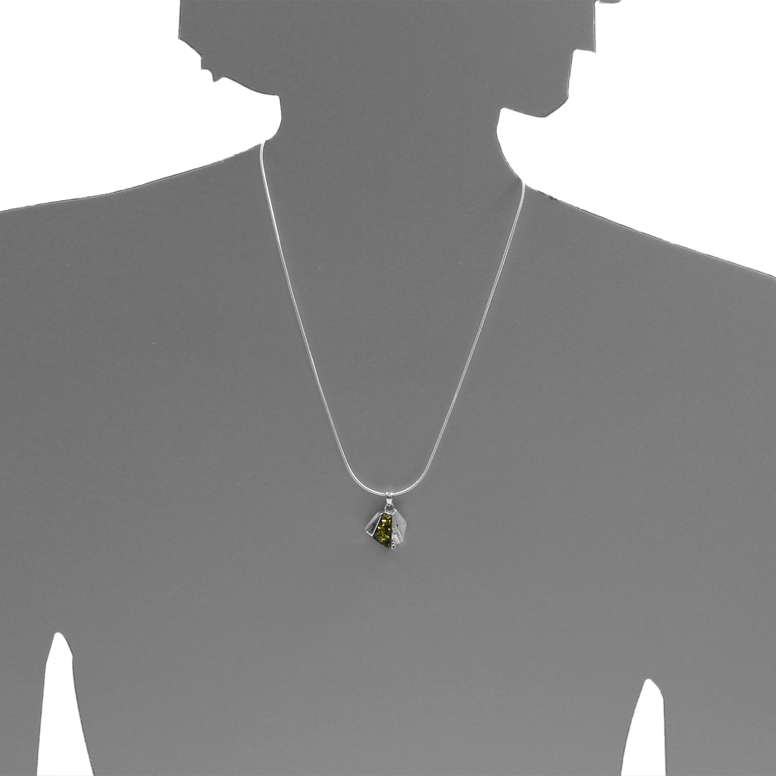 OSTSEE-SCHMUCK Kettenanhänger »- Mette - Silber 925/000 - Bernstein«